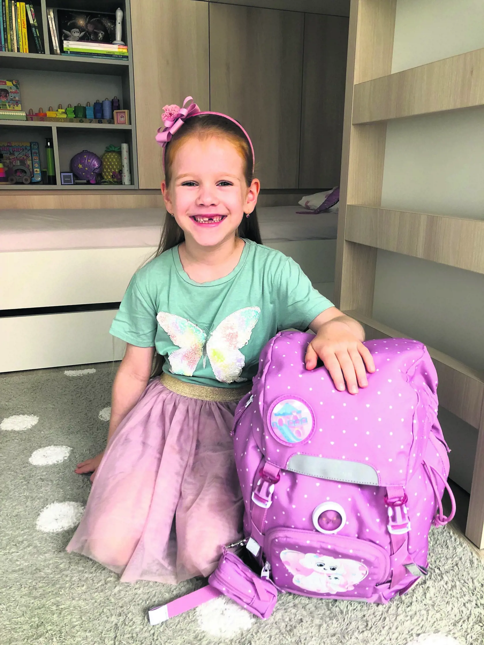 Alicka (6), Bratislava - CHCEM BYŤ ZUBÁRKOU! Najviac sa teším na to, že sa naučím čítať, pretože potom si budem môcť čítať knižky a nebudú mi ich musieť čítať rodičia.