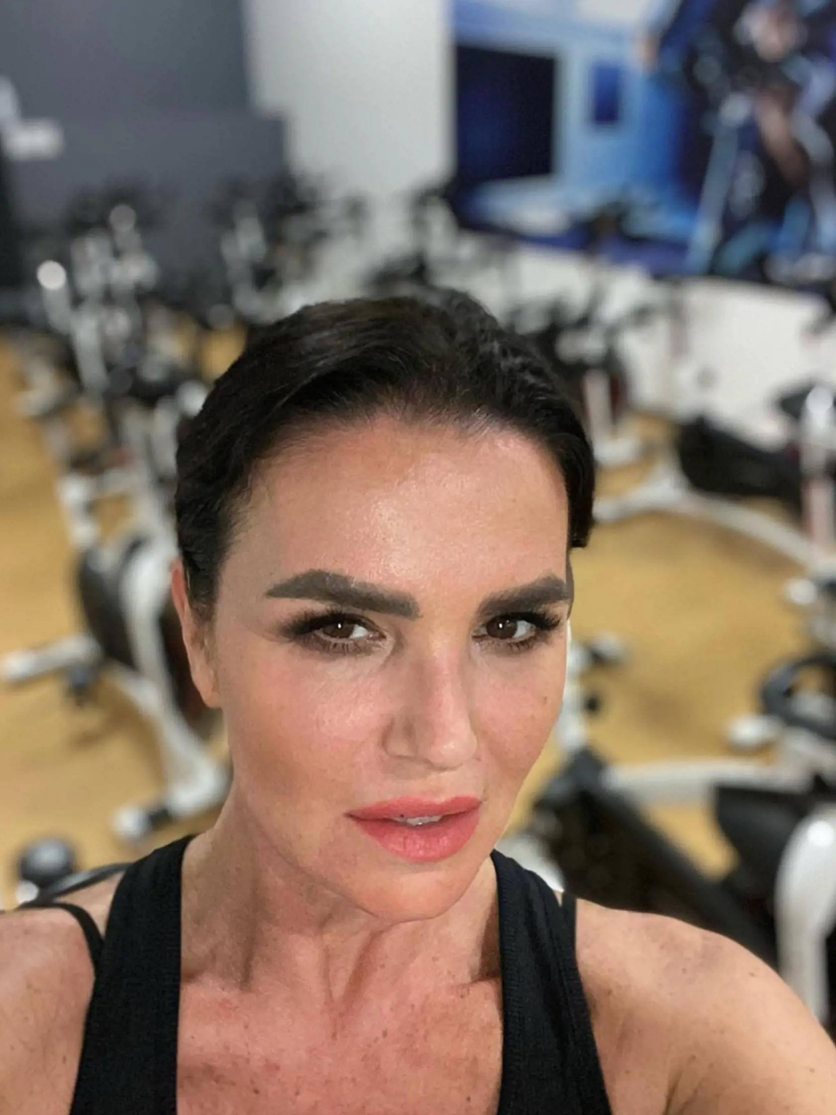 Silvia Lakatošová sa udržiava v kondícii pravidelným spinningom.