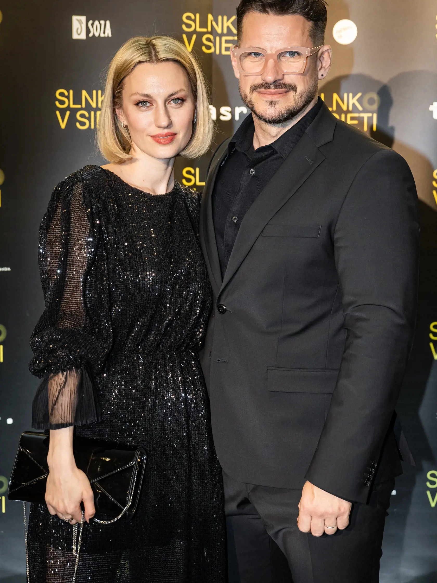 Galavečer “SLNKO V SIETI” v Bratislave. Na snímke Natalia Germani a Martin Valihora. 