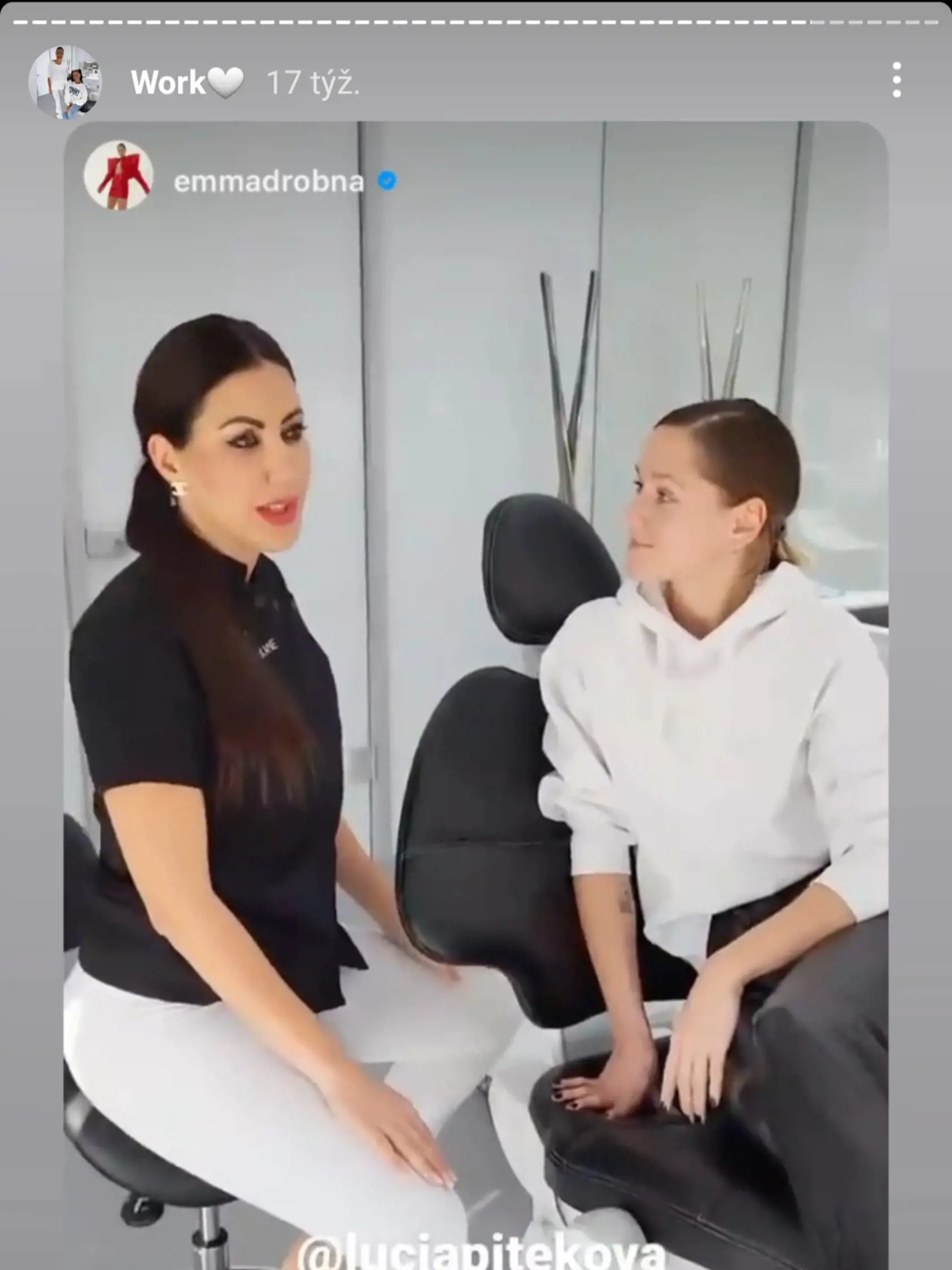 Lucia so speváčkou Emmou Drobnou.