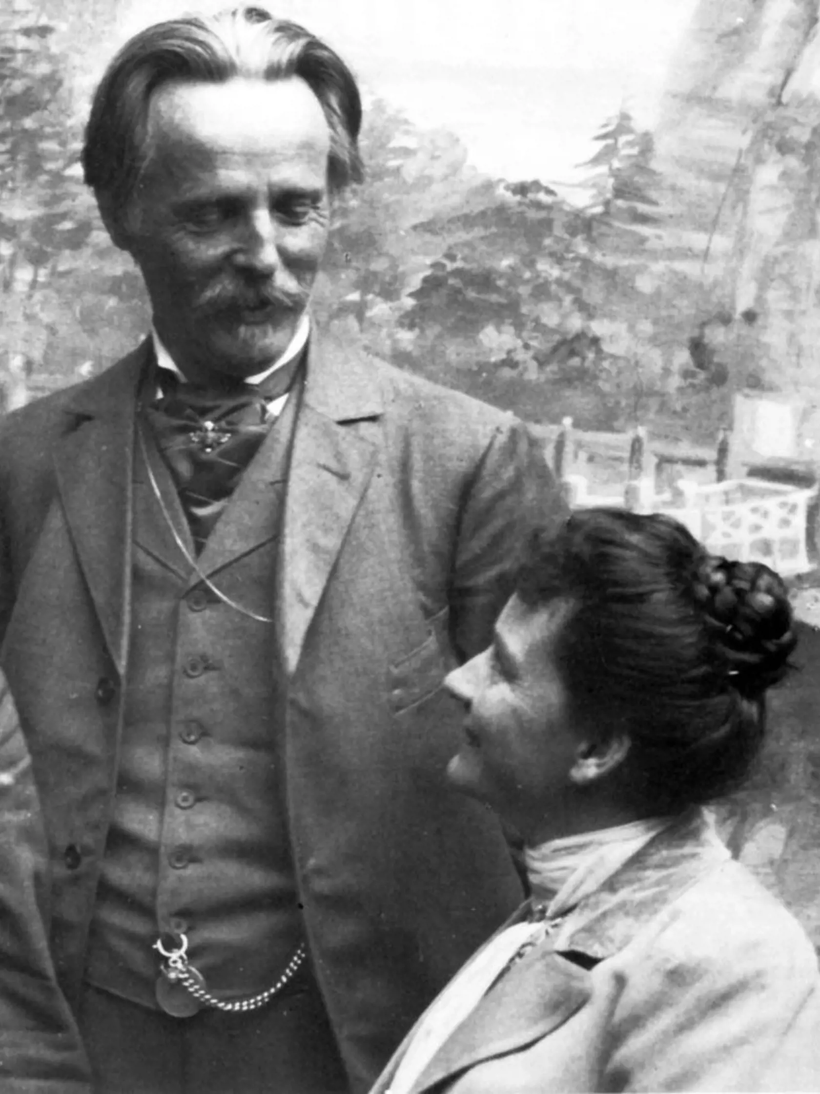 Karl May s druhou manželkou Klarou.