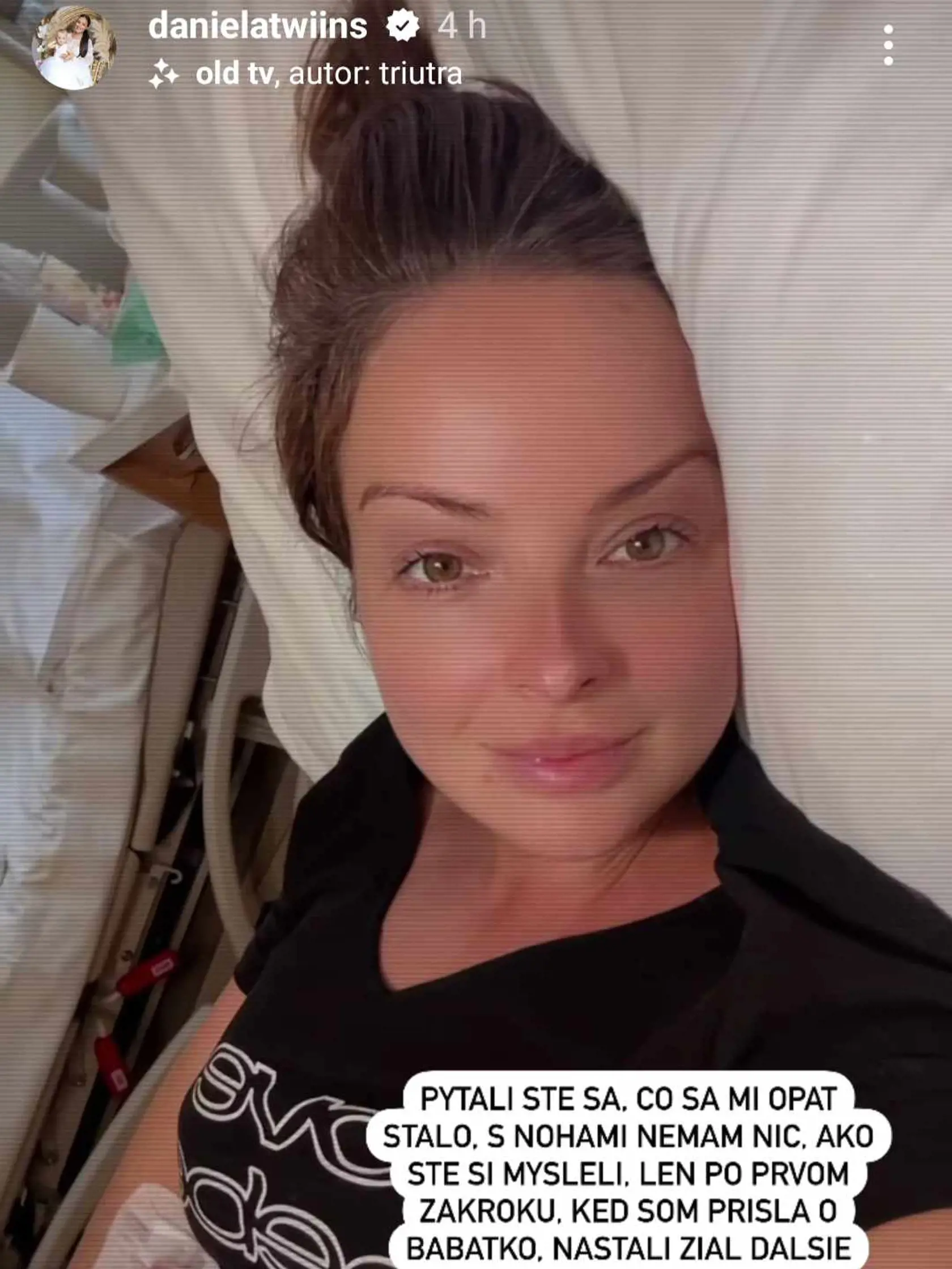 Daniela sa prihlásila z nemocnice.
