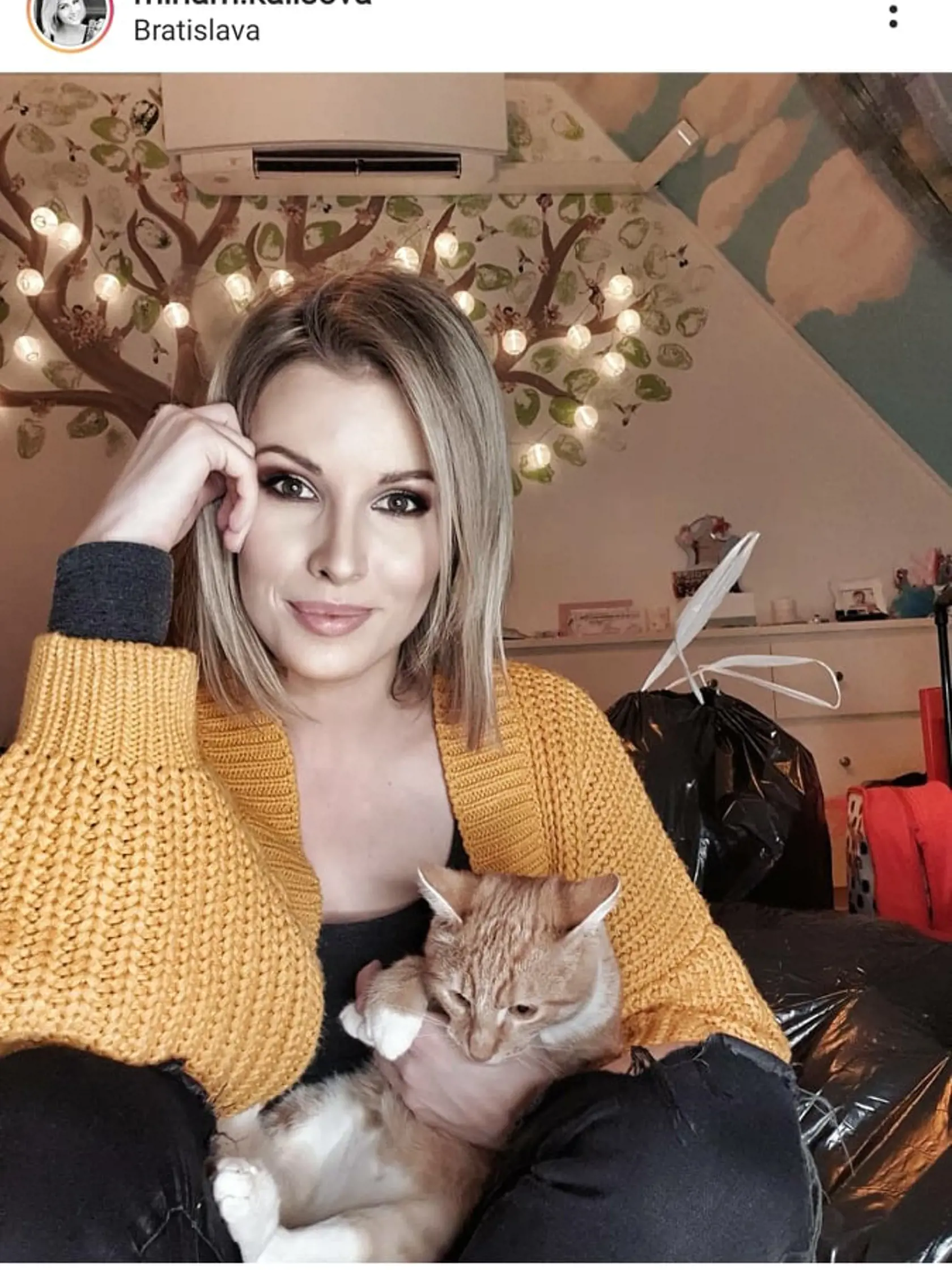 Miriam Kalisová a je skutočne originálne bývanie.