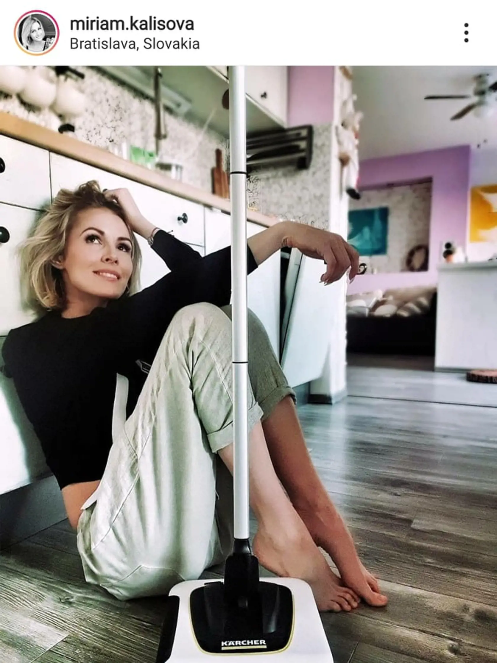 Miriam Kalisová a je skutočne originálne bývanie.