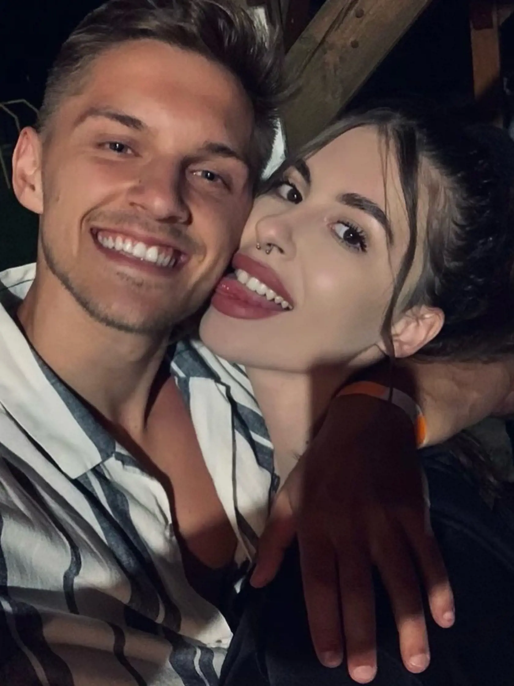 Tereza Kosecová z Ruže pre nevestu s priateľom Vladom.