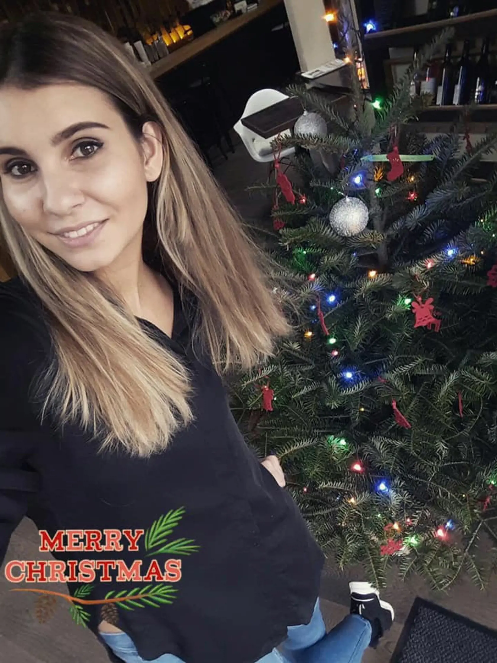 Spomienka na Vianoce, vtedy ešte s Katarínou.