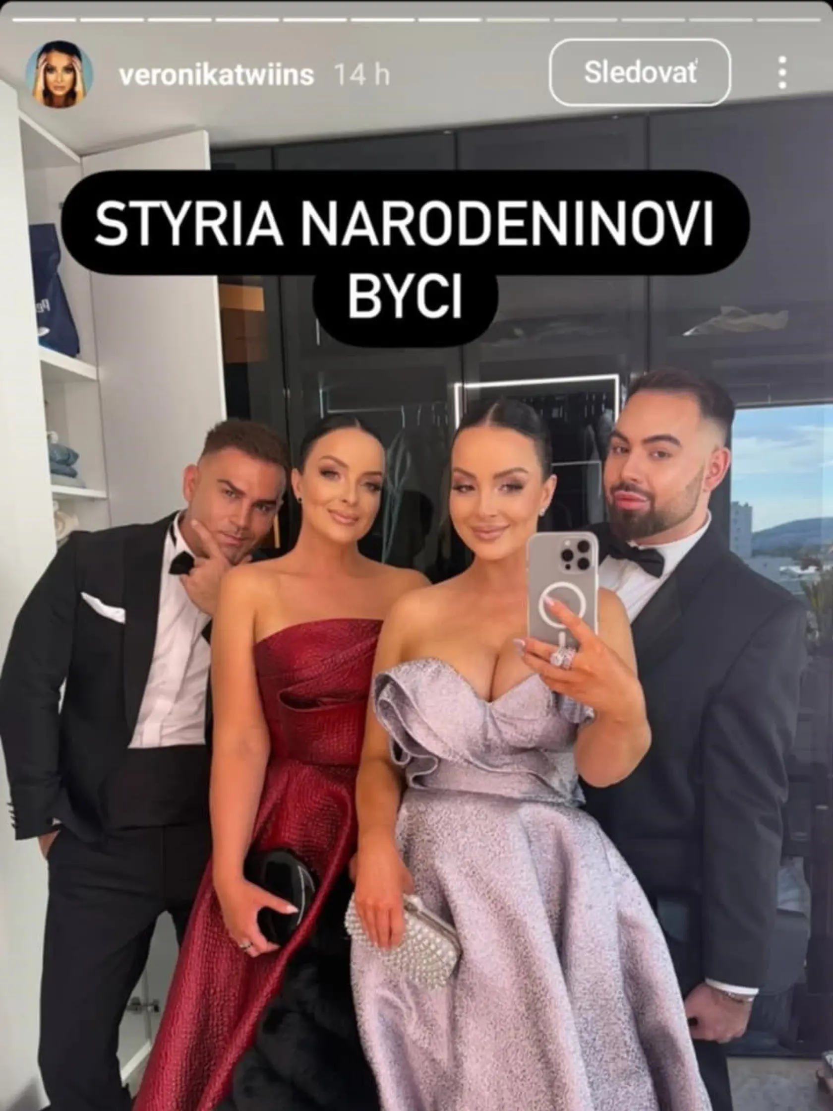 Veronika bola so svojím výstrihom neprehliadnuteľná.