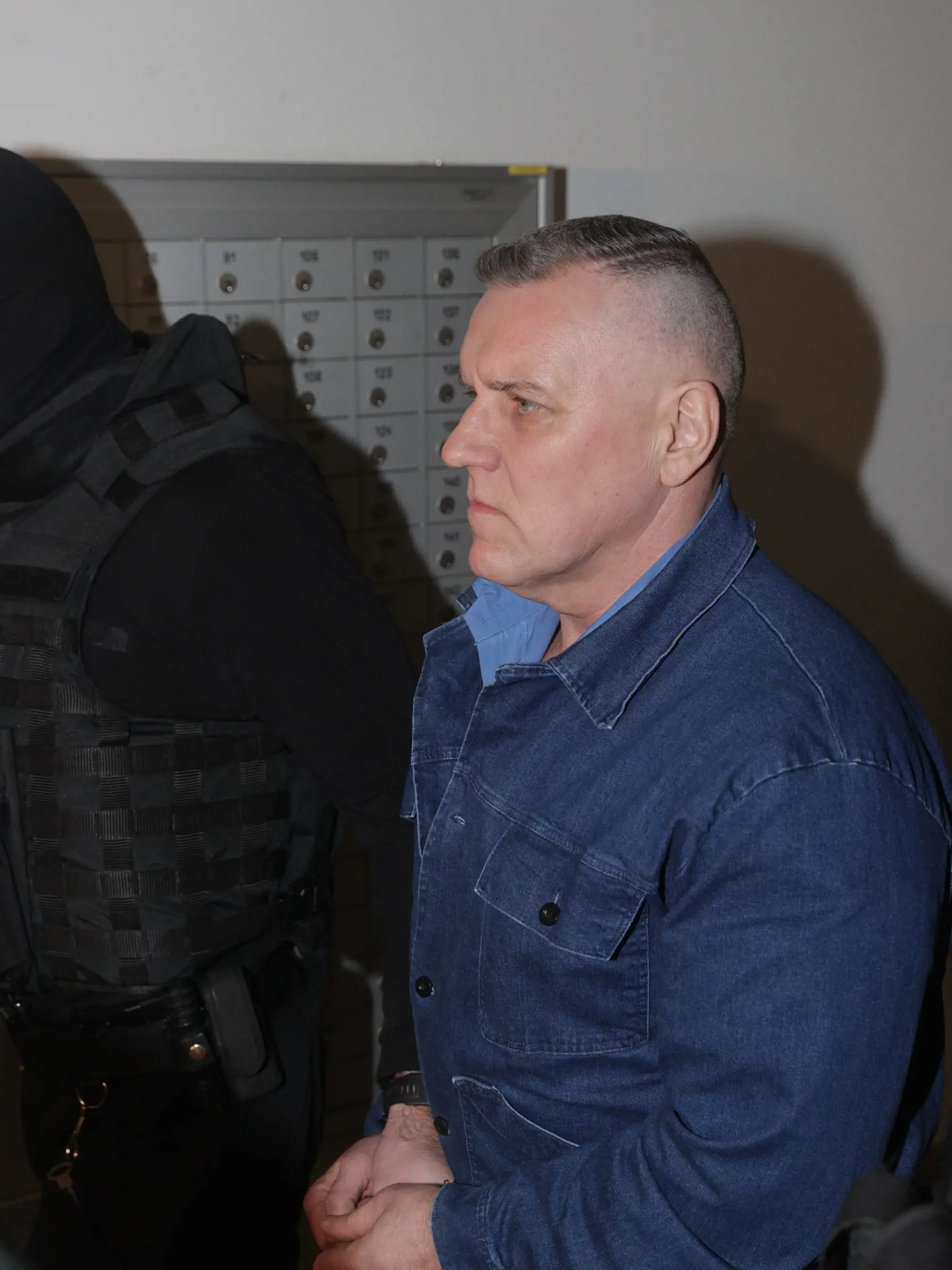 Na snímke Mikuláš Černák ako svedok vo veci Lališ na špecializovanom trestnom súde