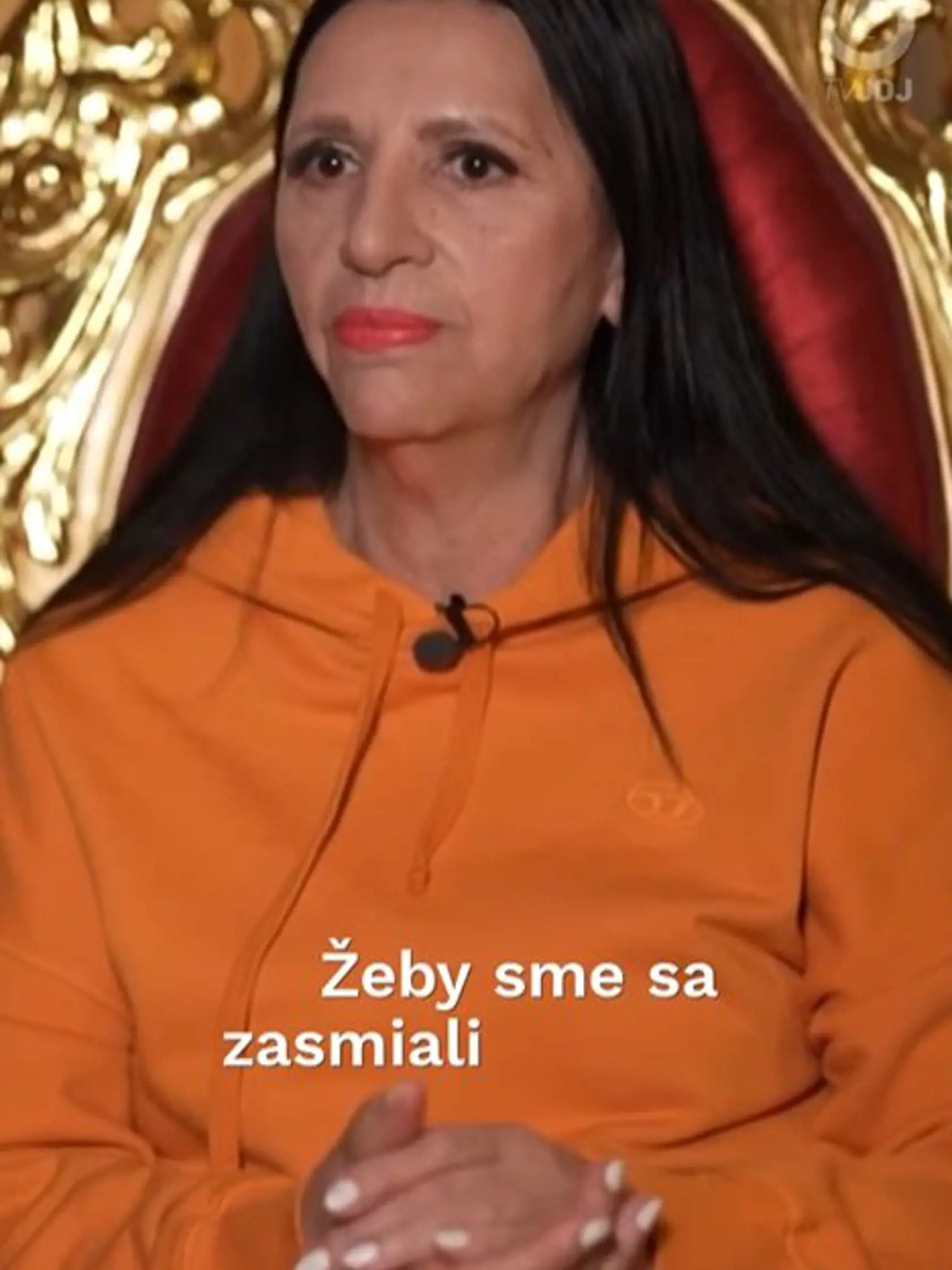 Nora Kabrheľová v šou Bez servítky.