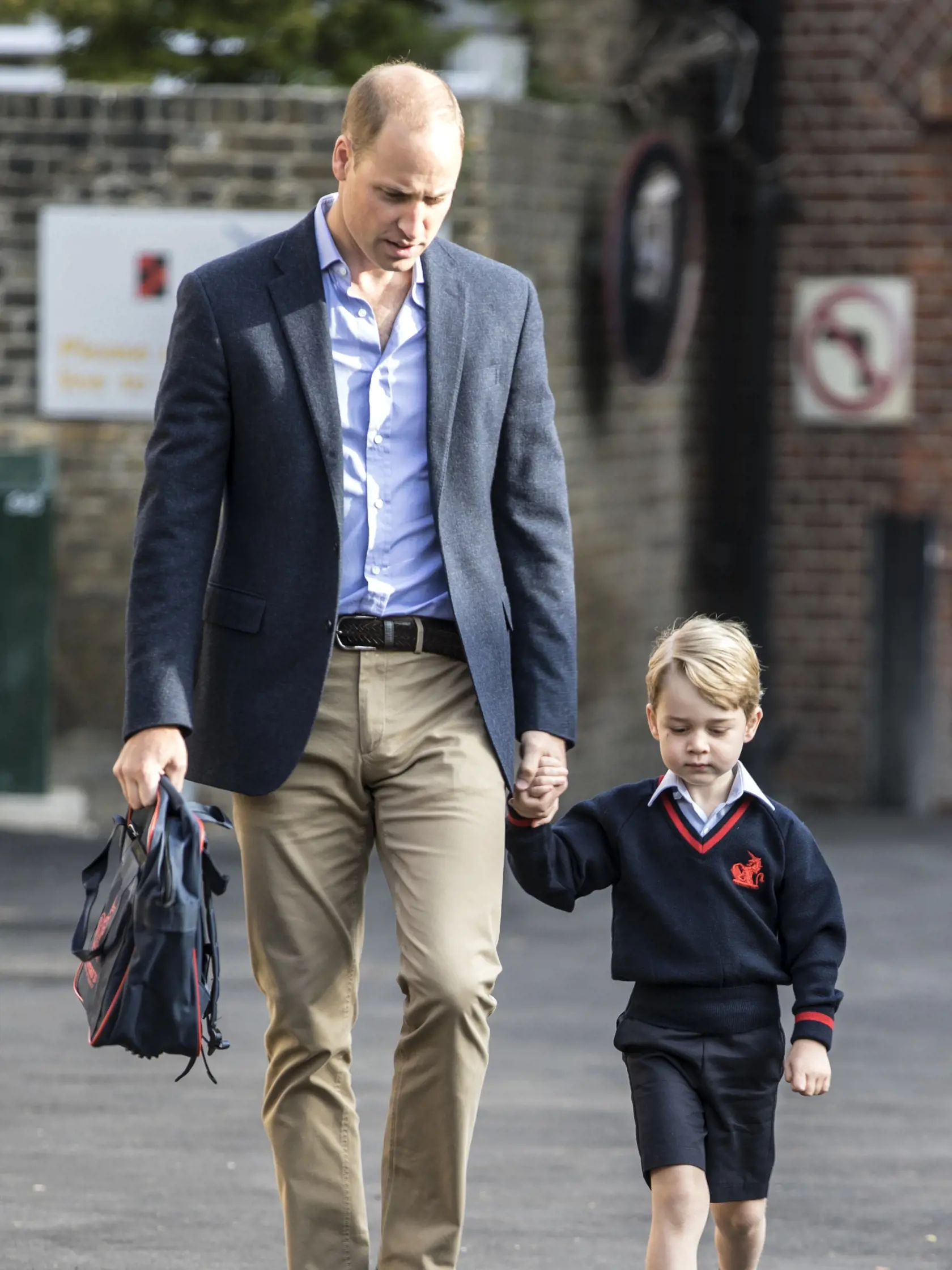 Prince George Attends Thomas's Battersea On His First Day At School