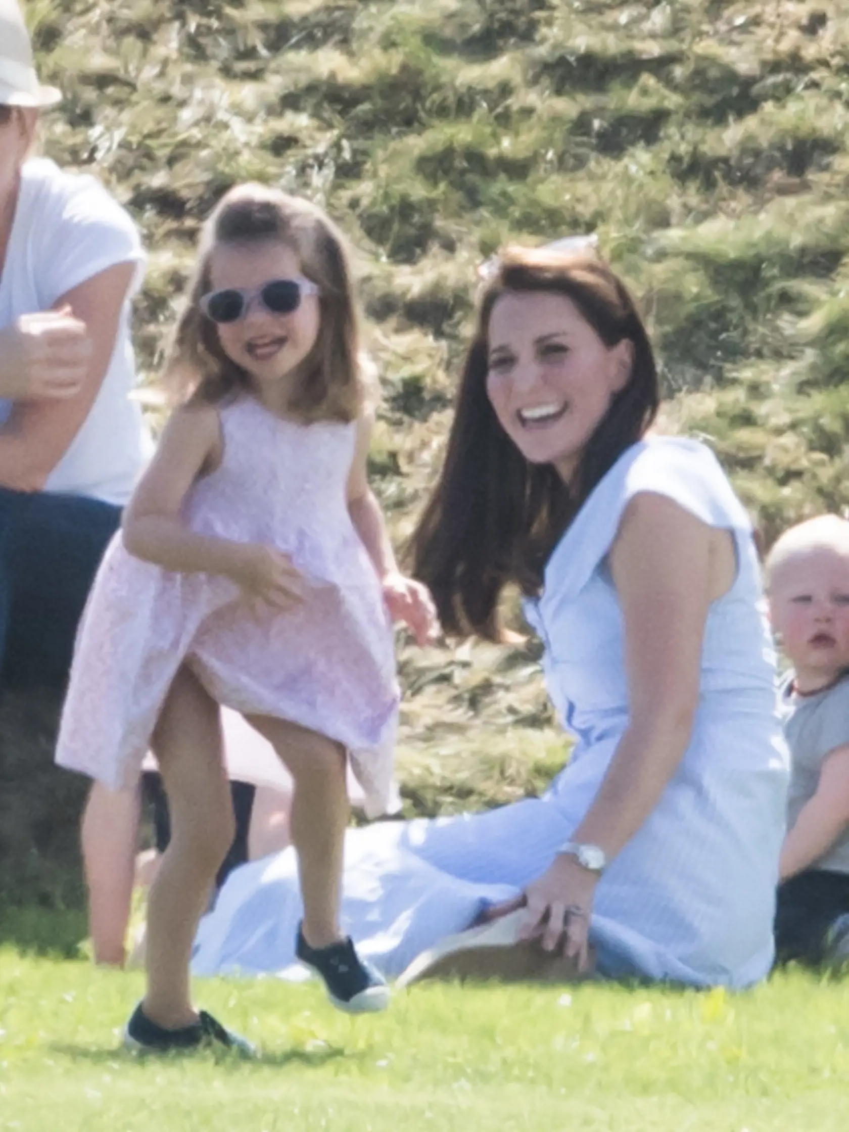 Princezná Charlotte ako trojročná.