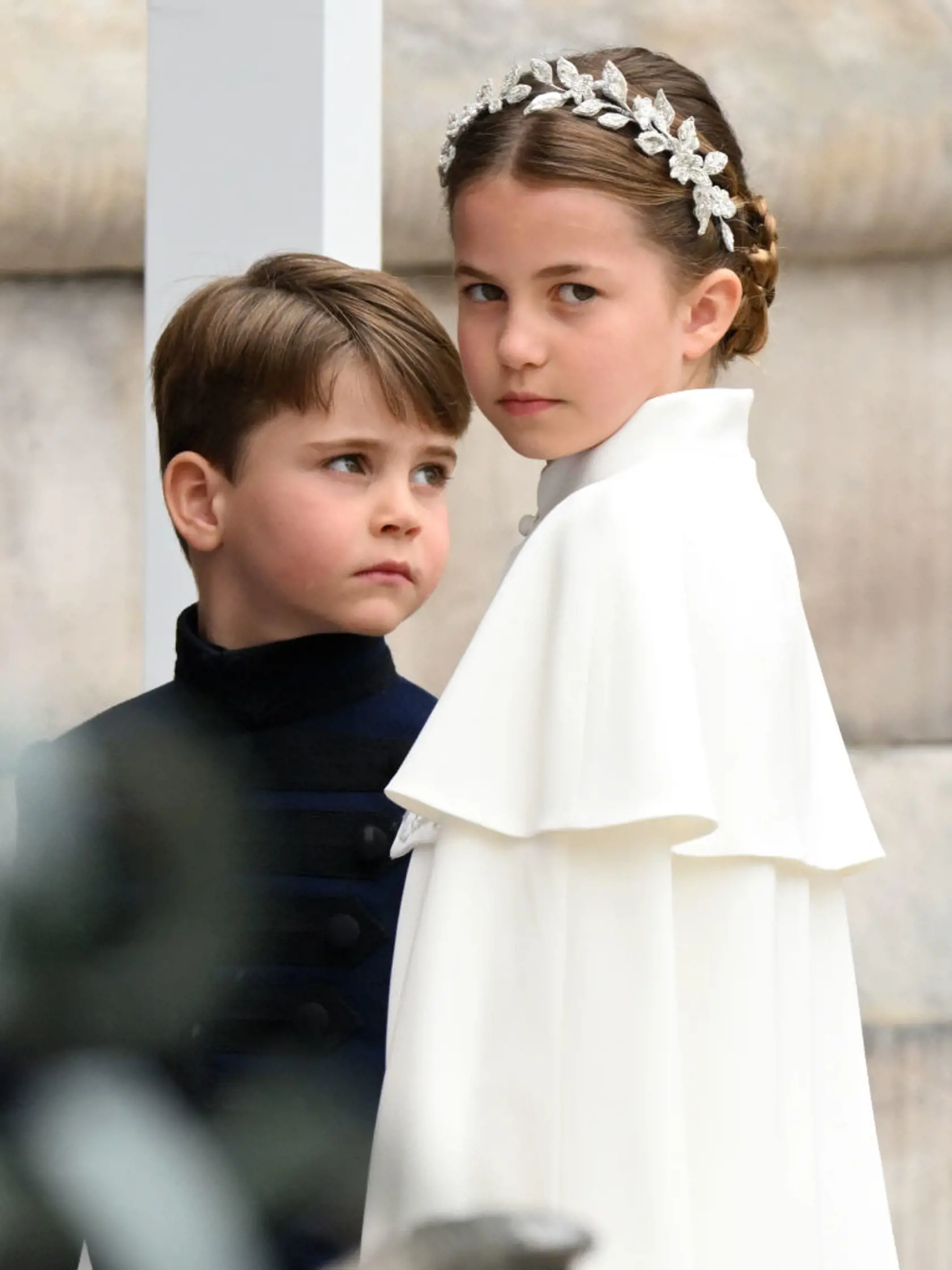 Princ Louis a princezná Charlotte.