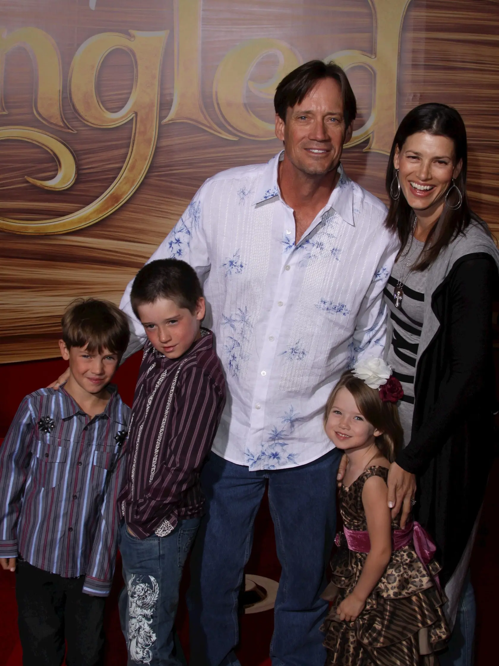 Kevin Sorbo s manželkou Sam a deťmi (2010)