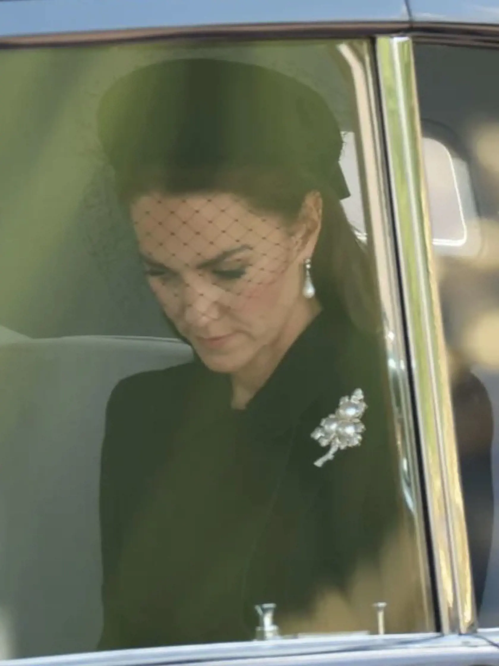 Kate na ceste do Westminster Hall.