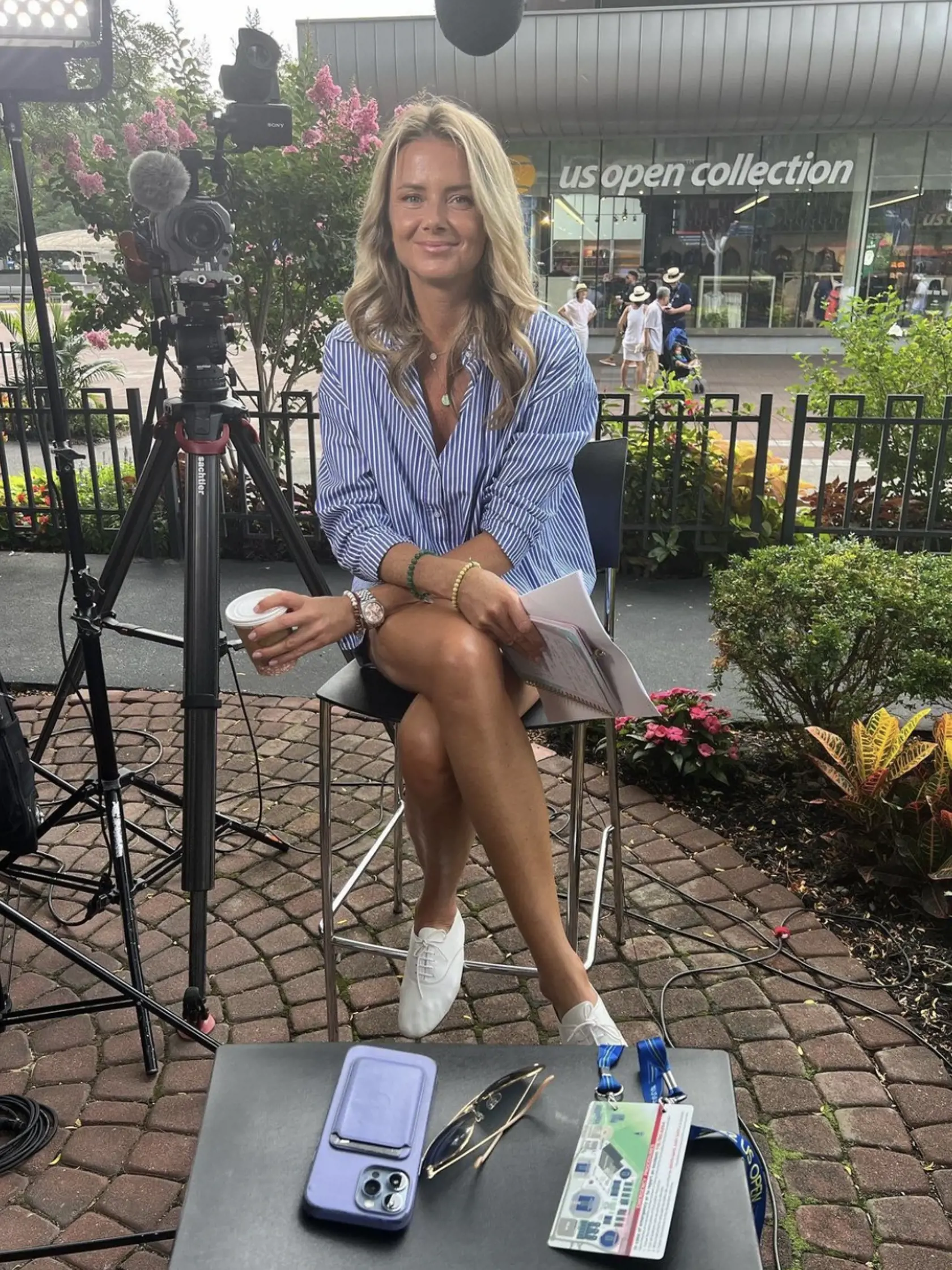 V dejisku US Open nechýbala naša bývalá tenistka Daniela Hantuchová, ktorá sa na ňom predstavila v úlohe tenisovej moderátorky a expertky.