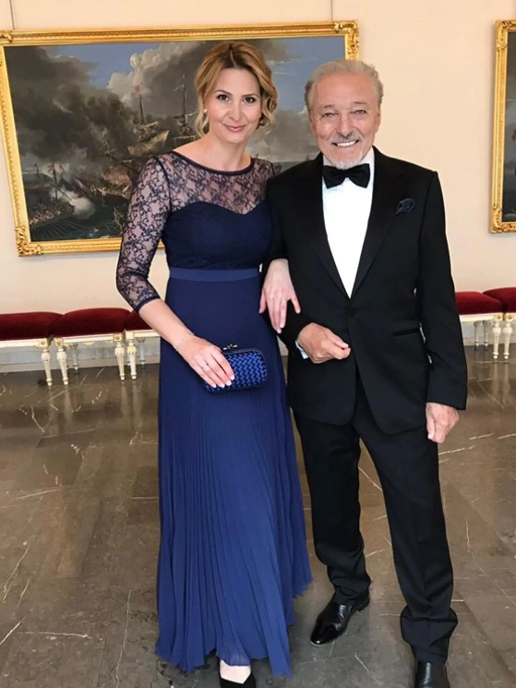 Karel Gott  a jeho manželka Ivana.