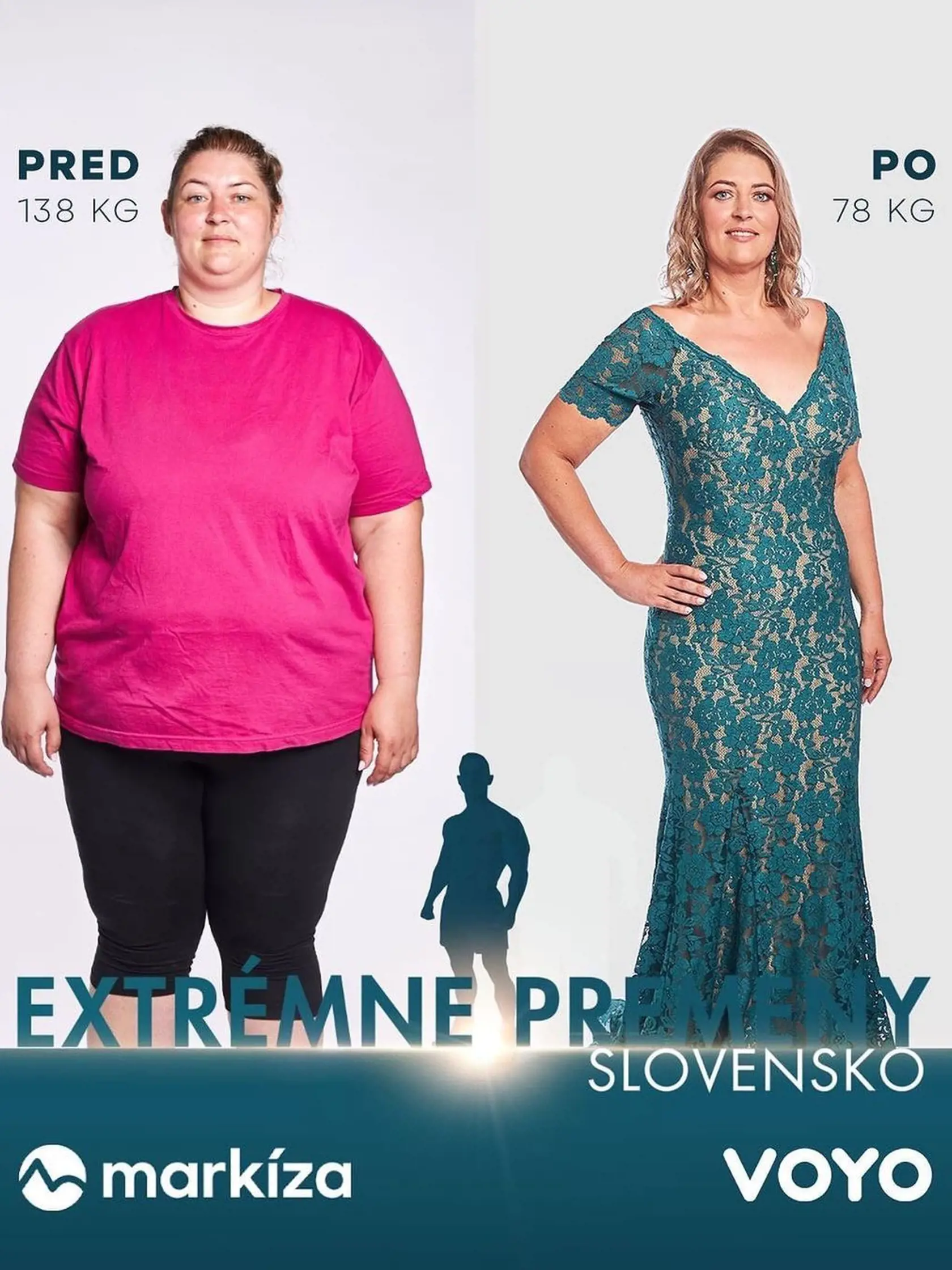 Soni sa podarilo schudnúť krásnych 60 kíl.