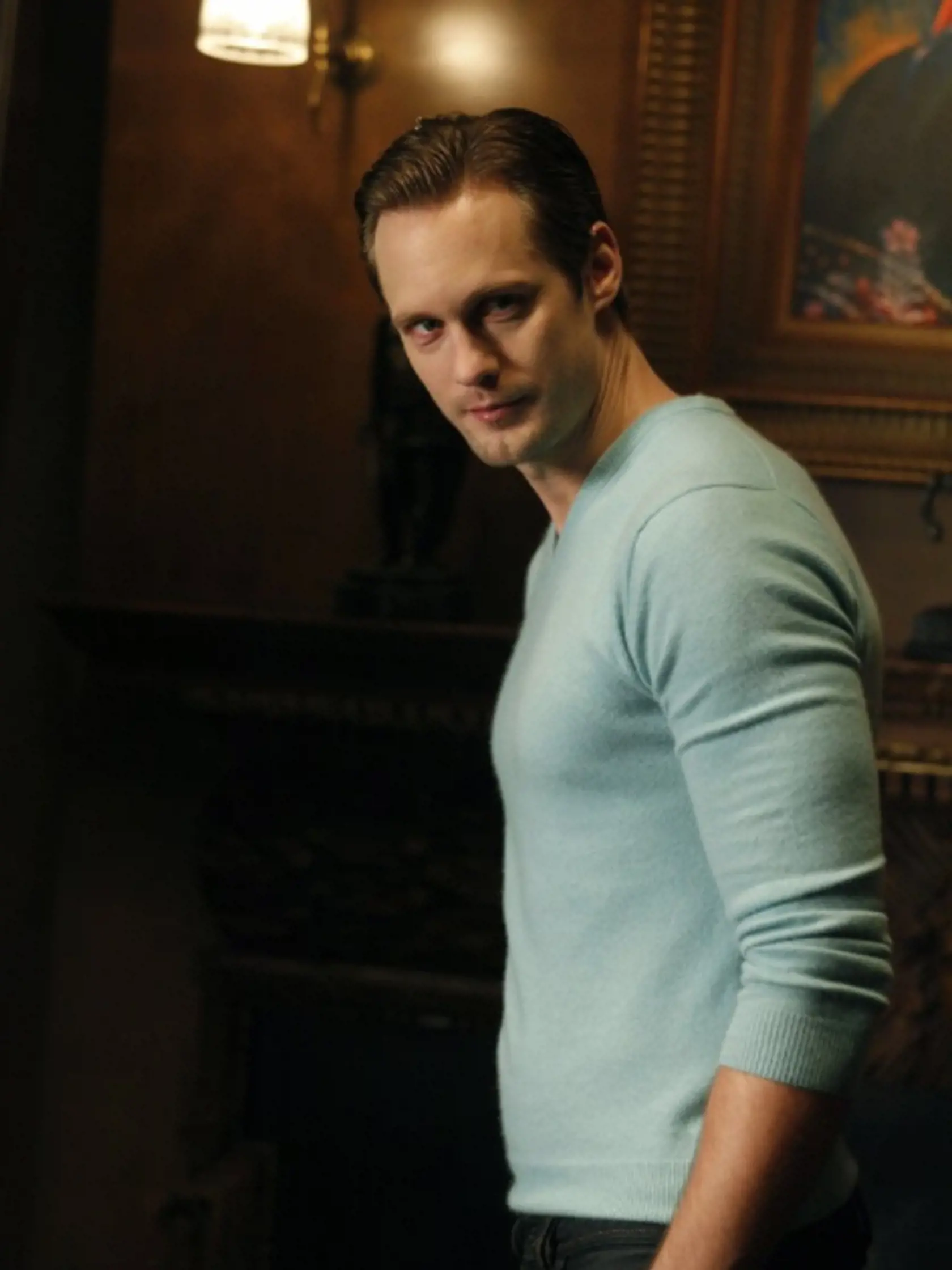 Alexander Skarsgård ako upír Eric Northman v seriáli Pravá krv.