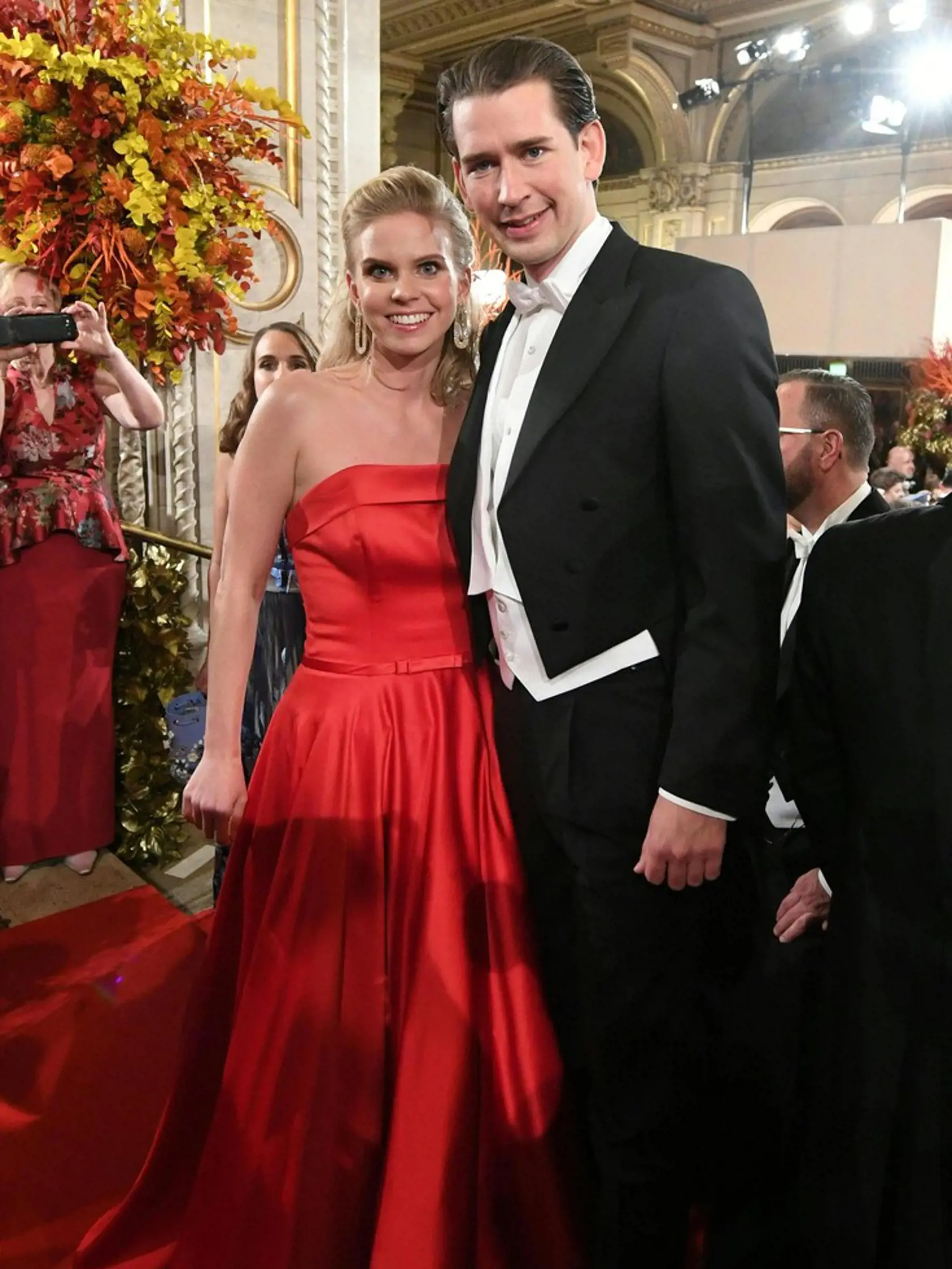 Susanne Thier a jej partner, rakúsky exkancelár Sebastian Kurz