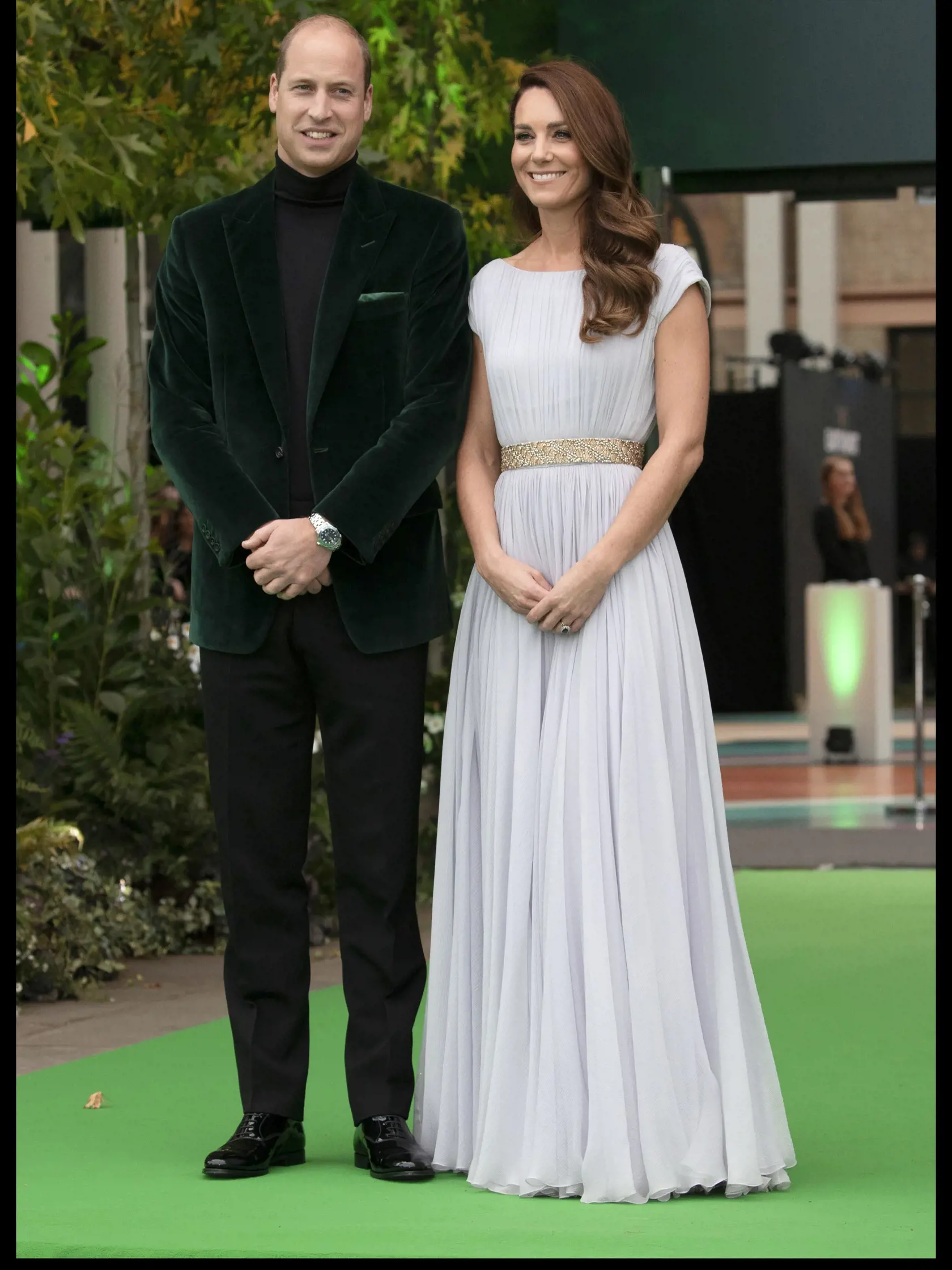 Princ William a Kate: Vojvodkyňa si obliekla model, ktorý mala na sebe už viackrát a vznikol zo zostatkového materiálu ateliéru Alexander McQueen.