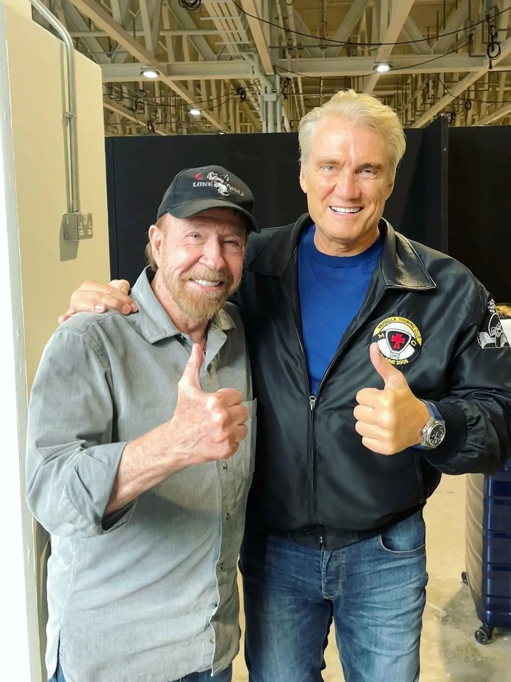 Chuck Norris a Dolph Lundgren