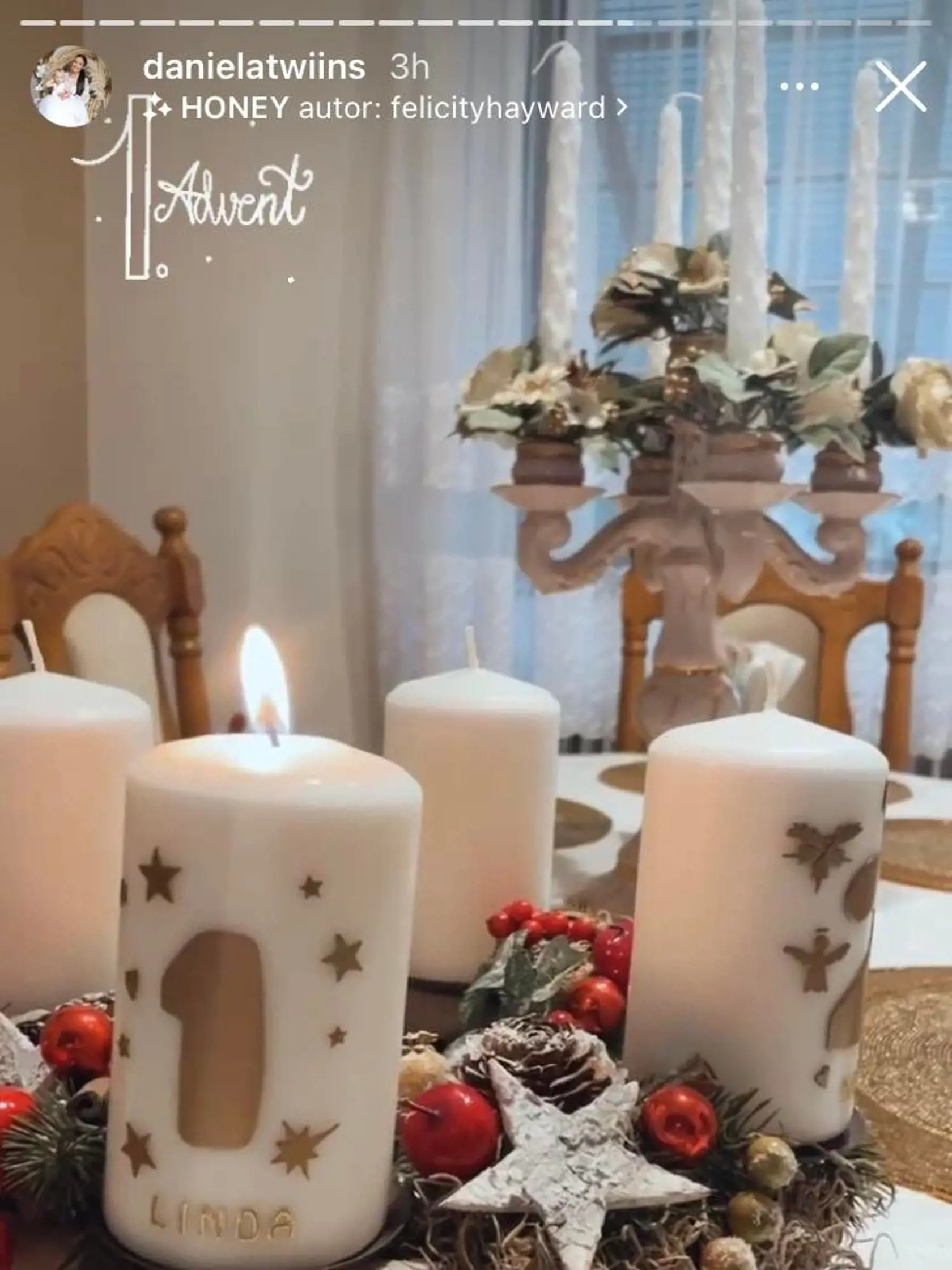 Advent u twiinsky Daniely Nízlovej.