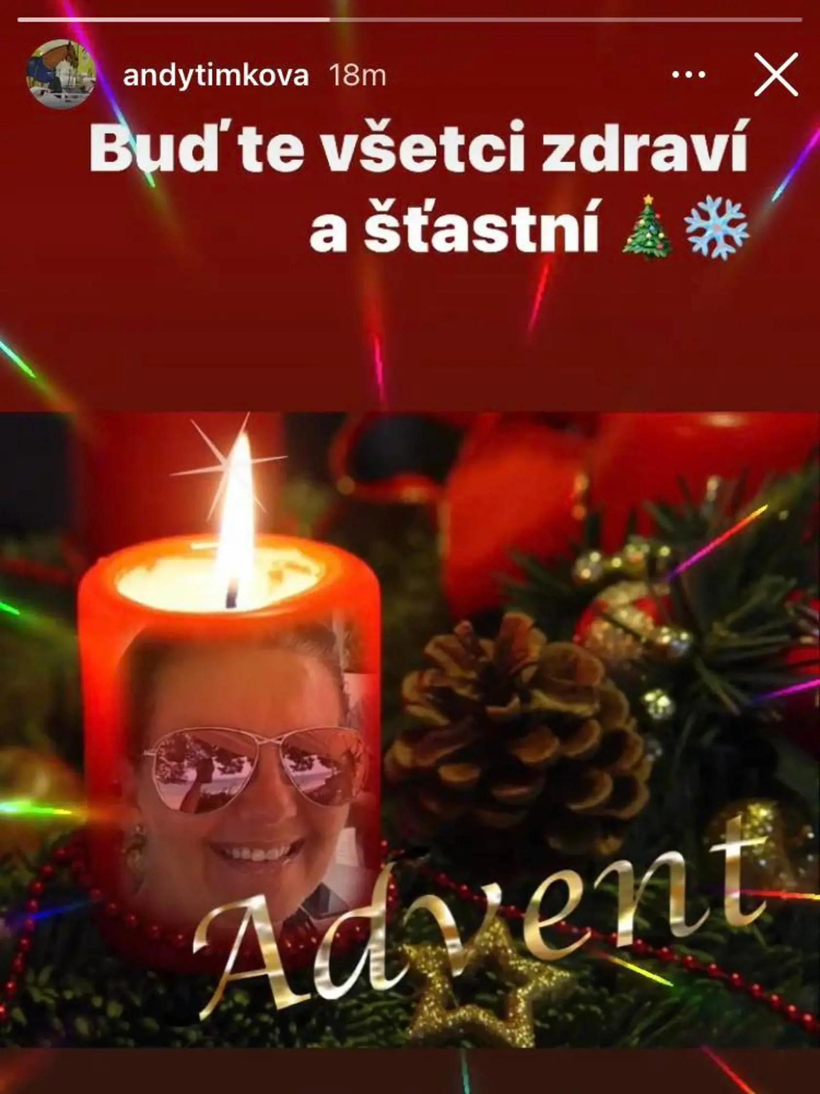 Advent u exmarkizáčky Andy Timkovej.