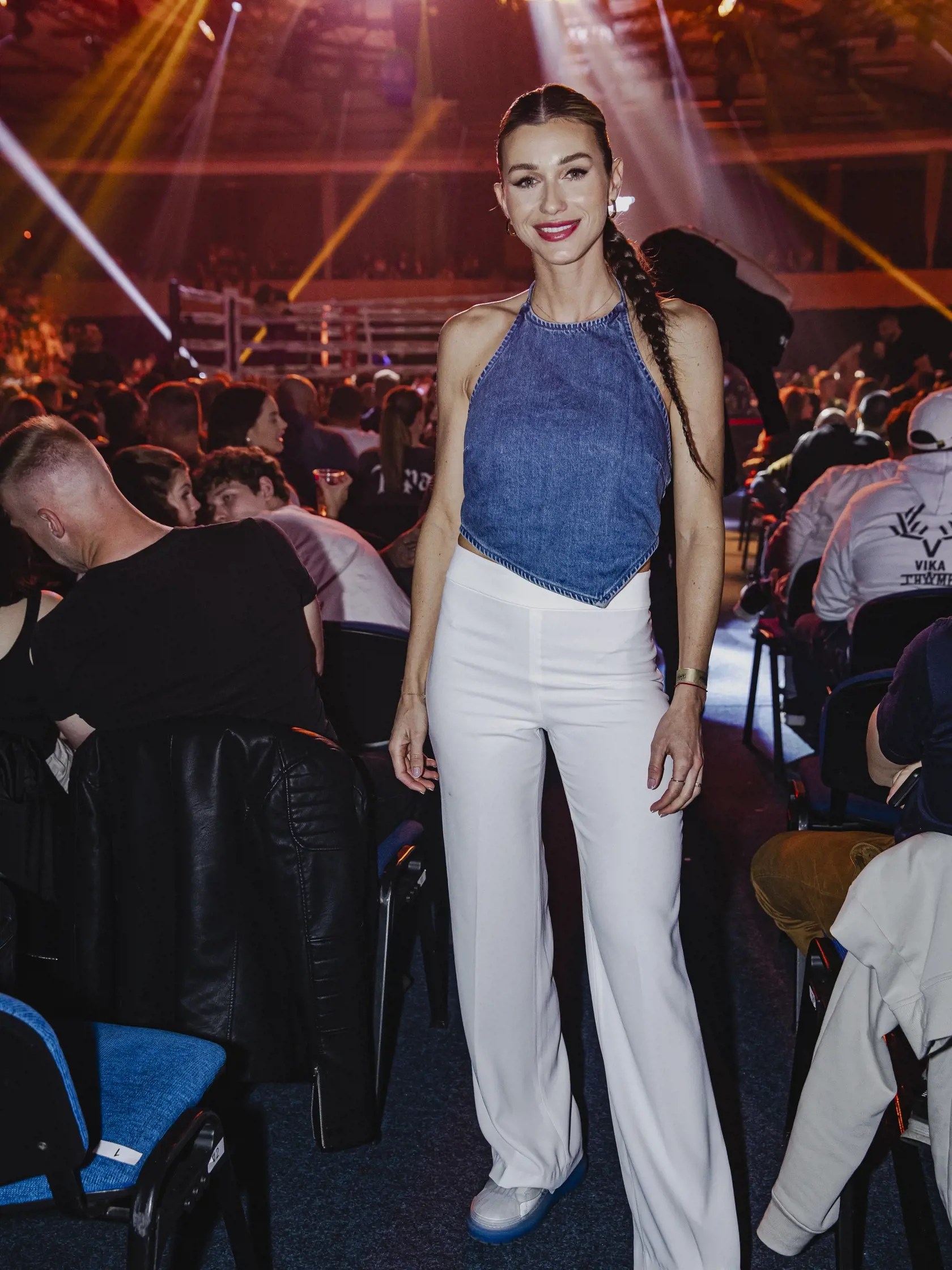 Na snimke Natália Végh počas podujatia Fight Night Challenge 4 v Trnave.