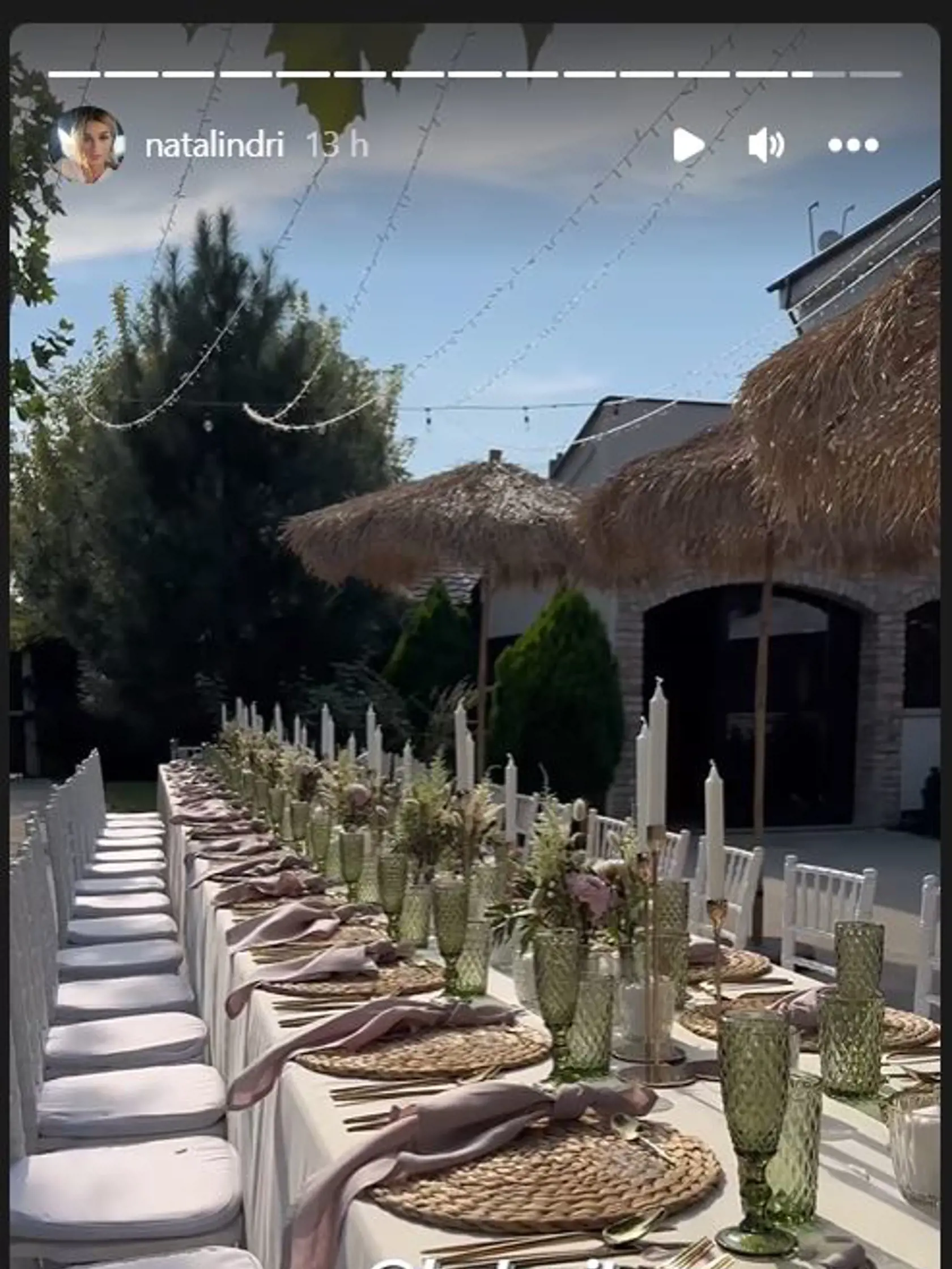 Takto vyzerala výzdoba na oslave.