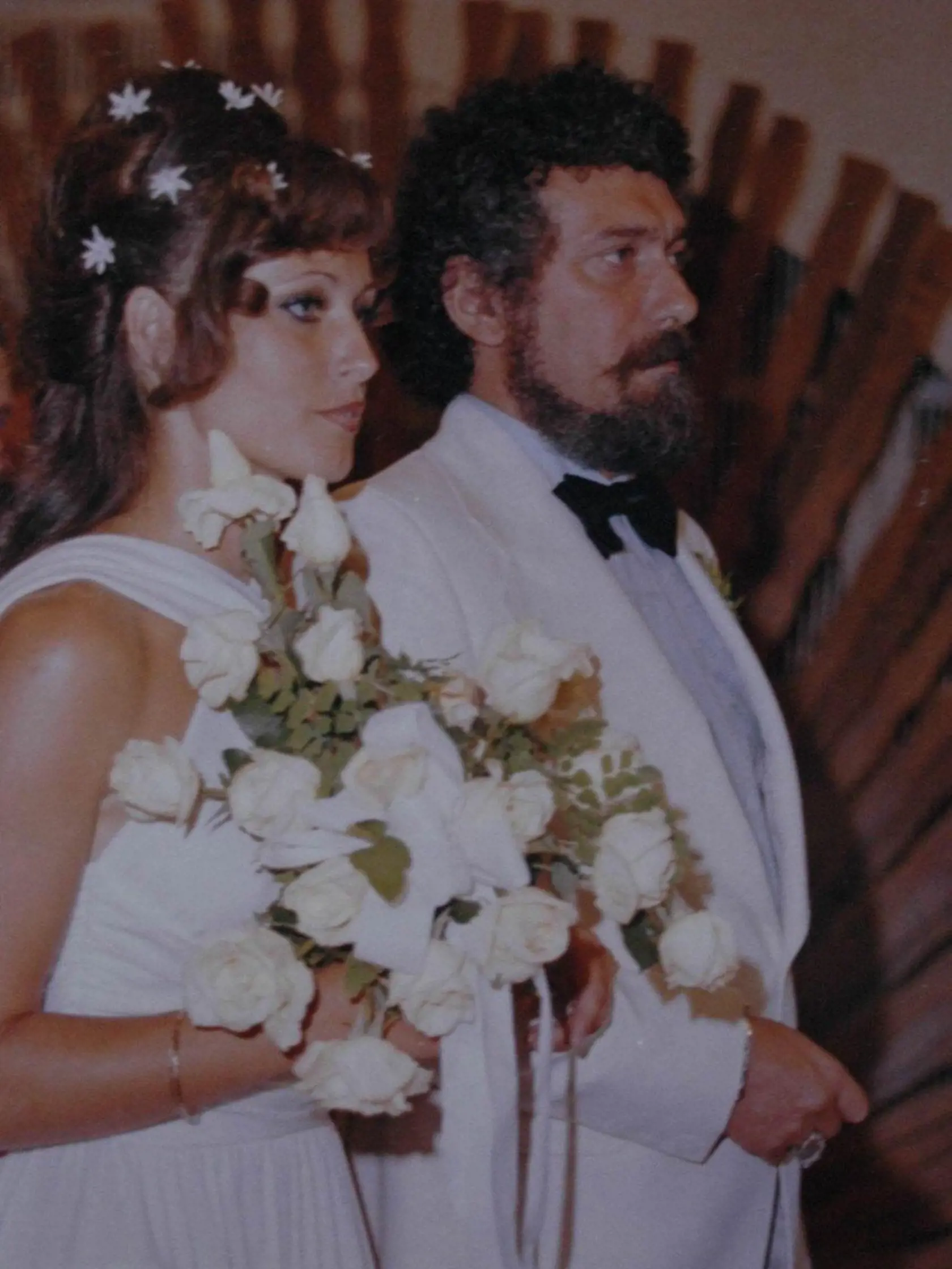 Waldemar Matuška a Olga Blechová pri sobáši.
