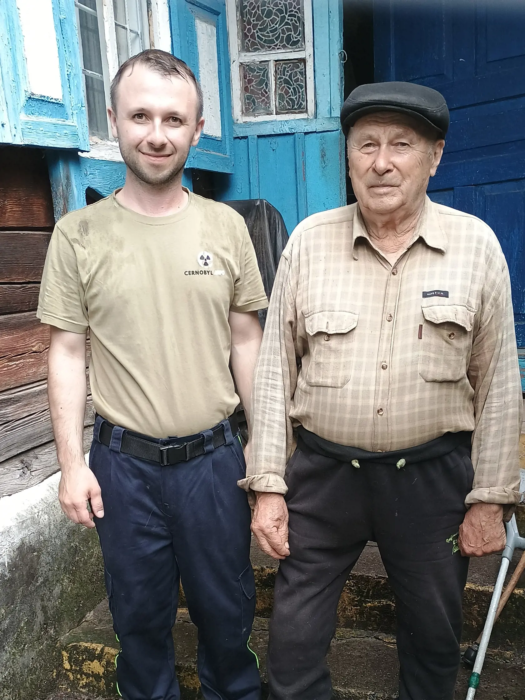 Andrej sa v Černobyle viackrát stretol s ľuďmi, ktorí v nebezpečnej zóne smrti žijú.