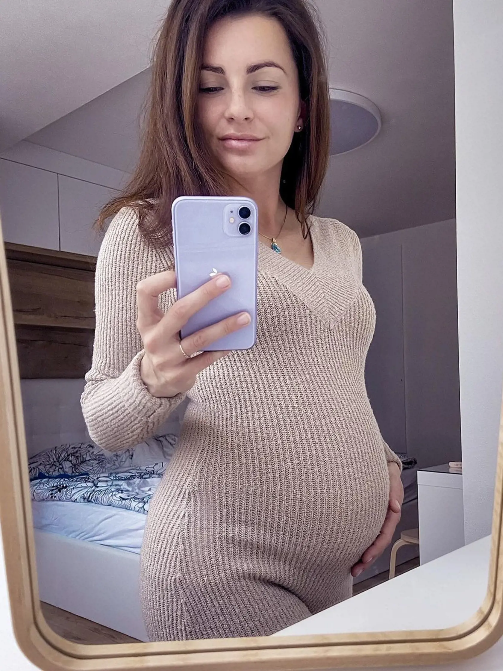 Aj takýmito zábermi sa pochválila Romana v tehotenstve.