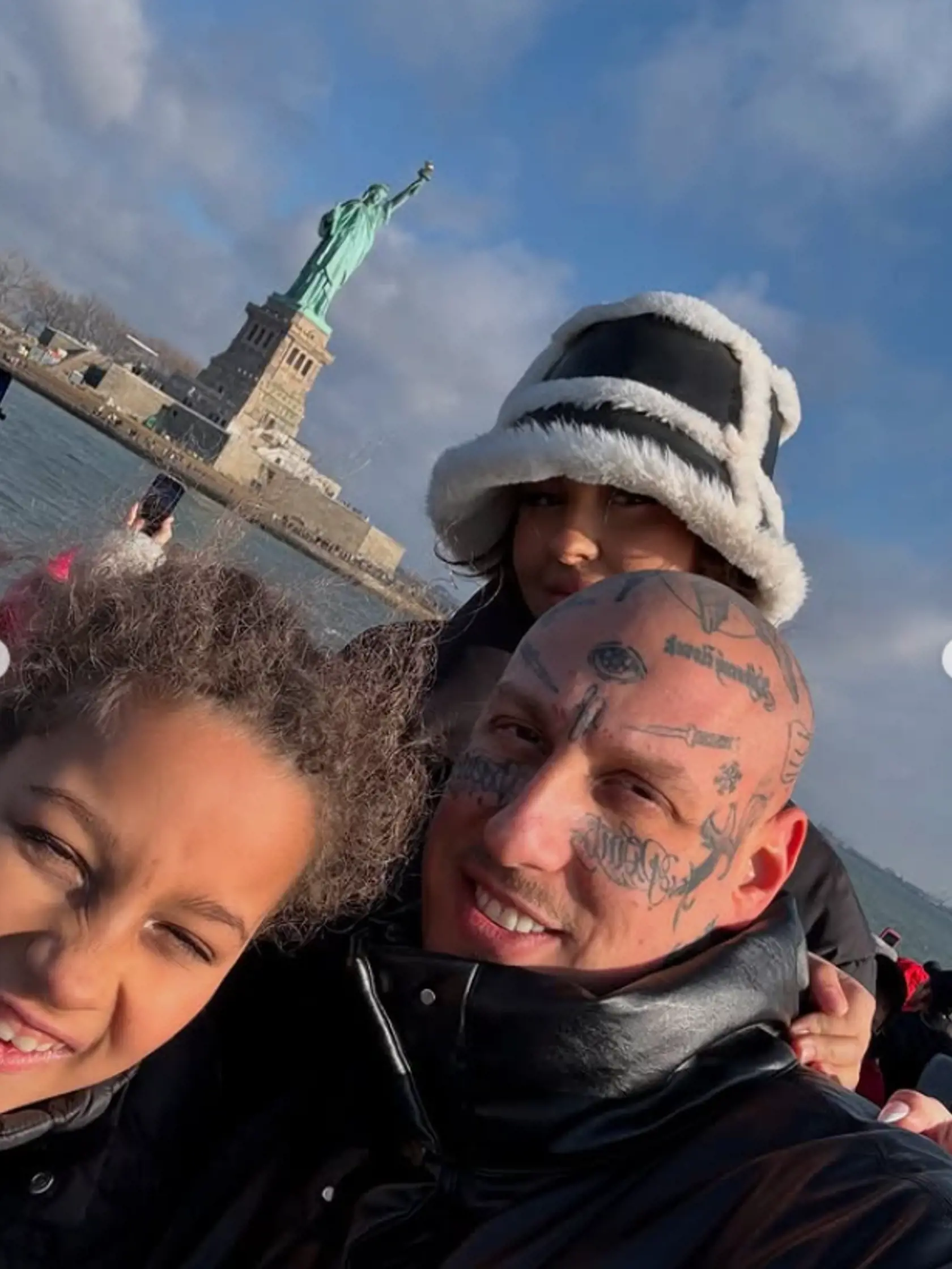 Separ spolu s deťmi v New Yorku.
