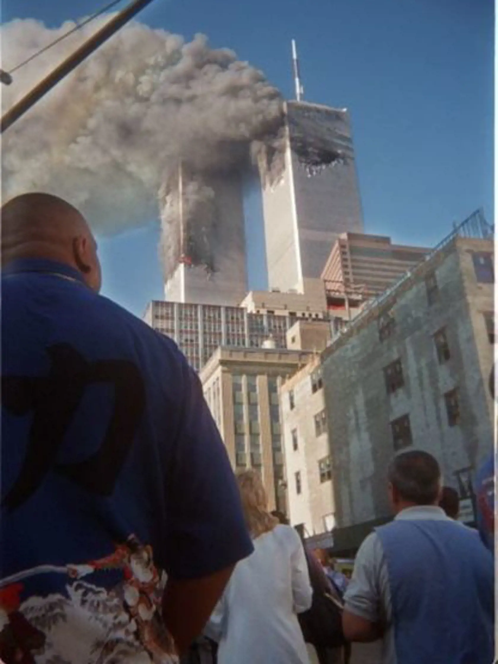 Útok na World Trade Center v New Yorku 11. septembra 2001.