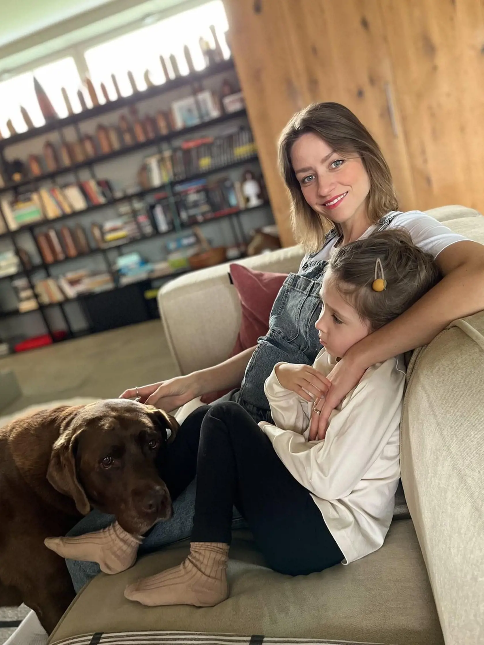 Barbora Babsy Jagušák s dcérou