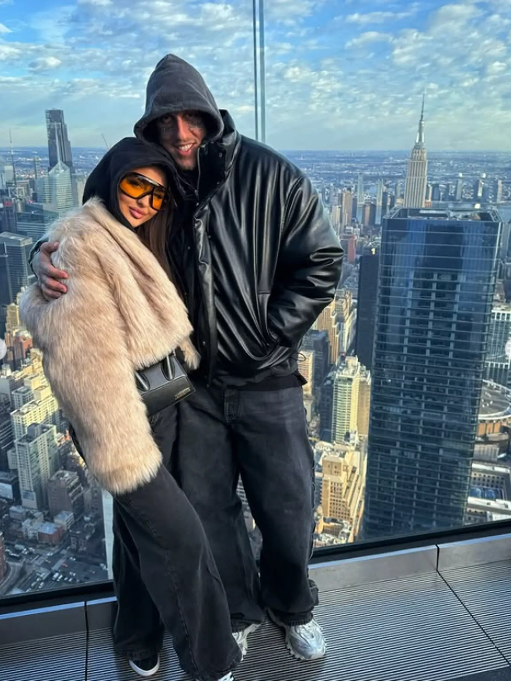 Separ s Teri na dovolenke v New Yorku.