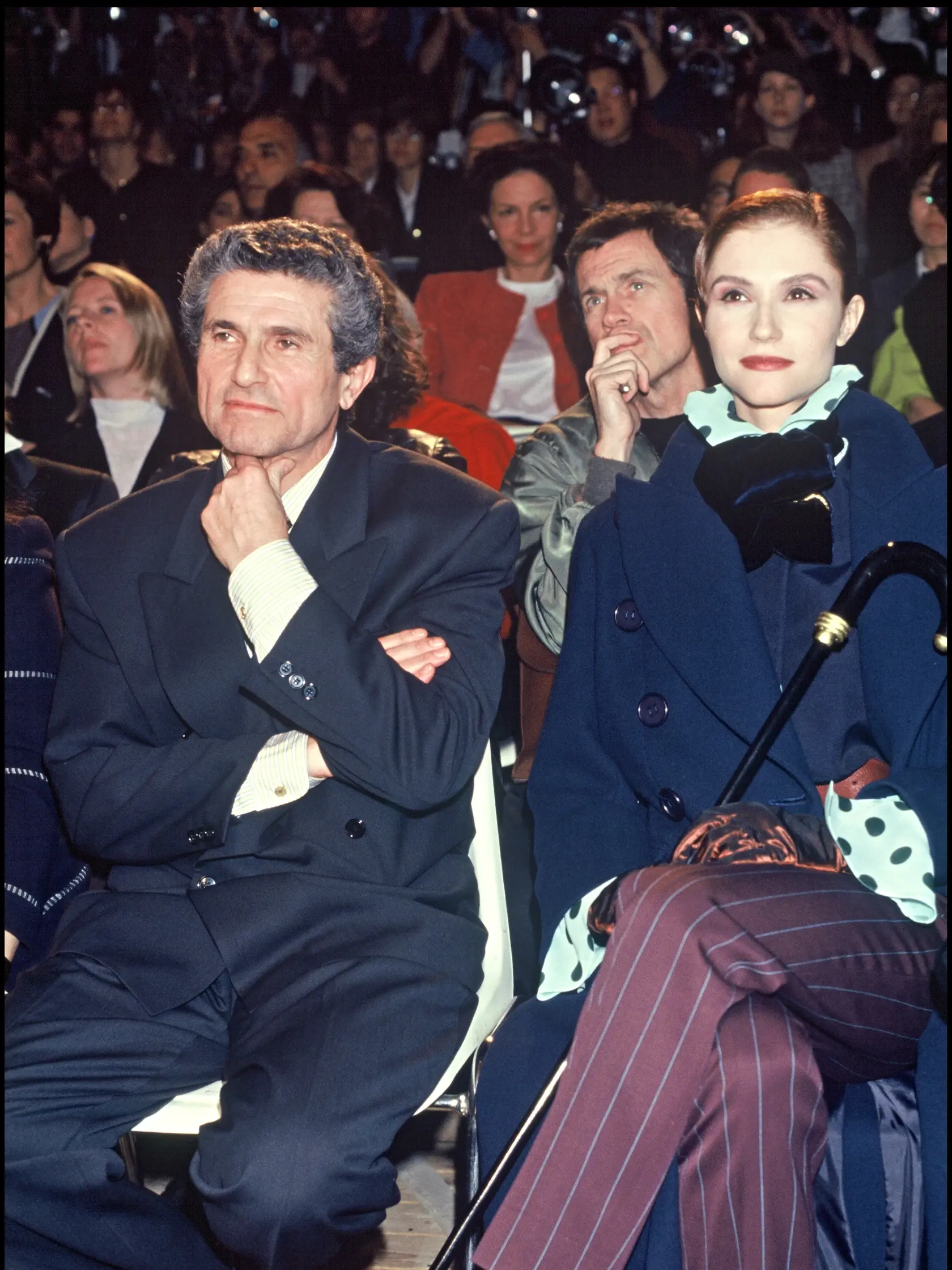 Claude Lelouch s Alessandrou v roku 1993 na módnej prehliadke v Paríži. Známy sukničkár jej urobil zo života peklo, hoci spolu majú dieťa.