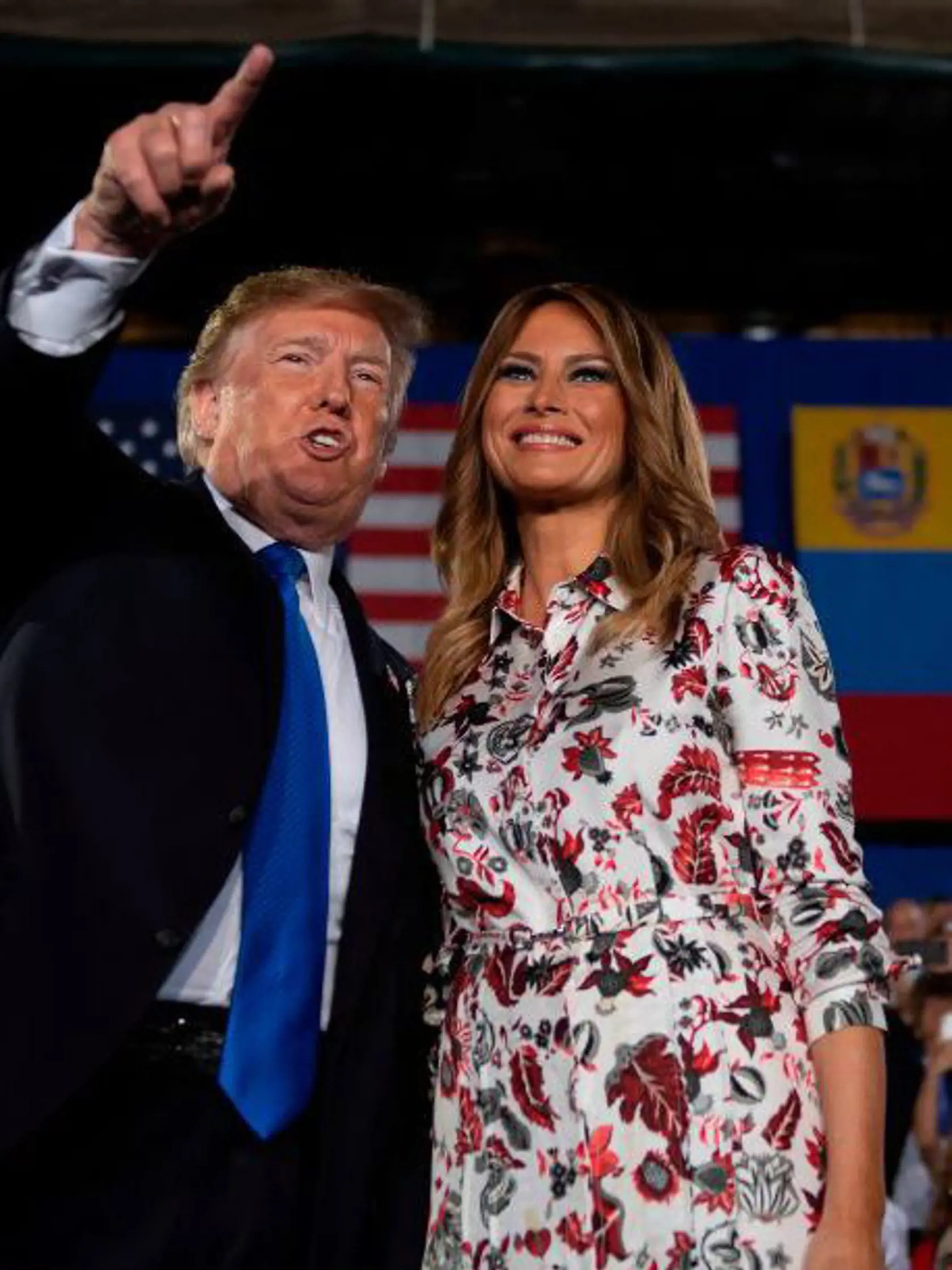 Melania Trump po boku Donalda Trumpa zakaždým žiari.