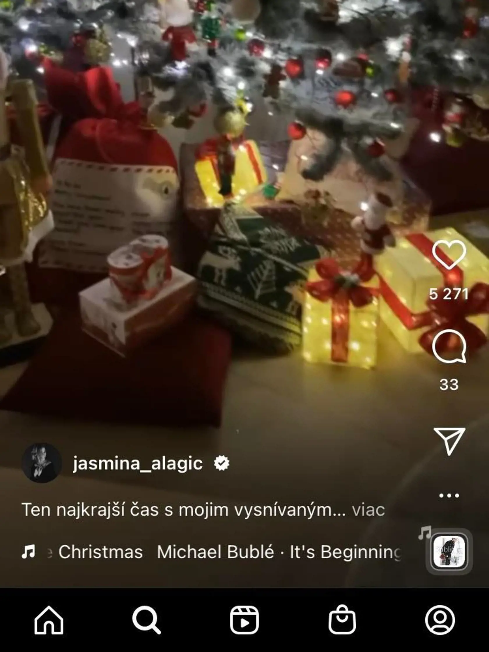 Jasmina Alagič Vrbovská ukázala luxusnú vianočnú výzdobu ako z amerického filmu.