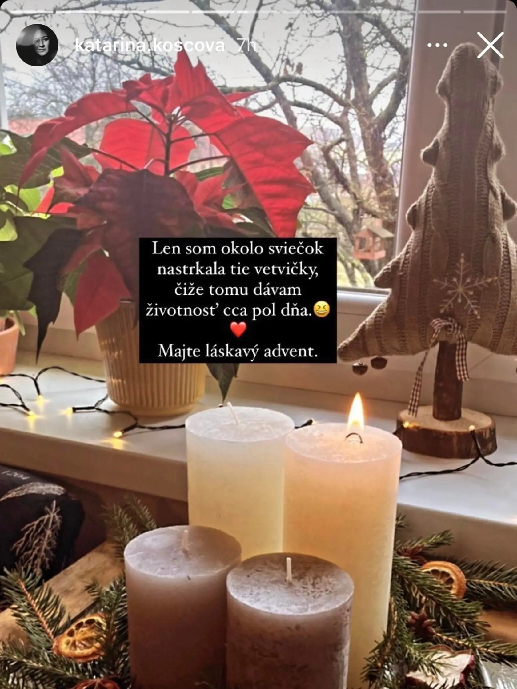 Advent u Katky Koščovej.