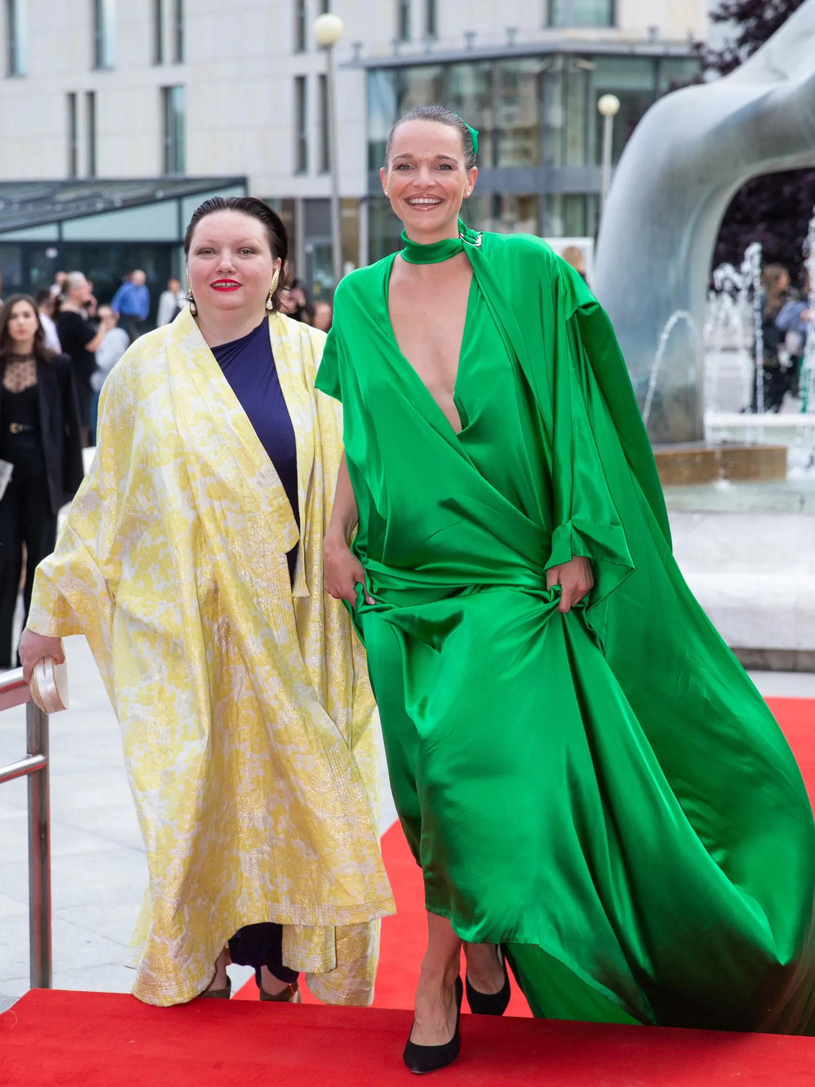 Premiéra baletu "Fashion Ballet 22" v novej budove SND v Bratislave. Na snímke Michaela Ľuptáková a Romana Tabak.