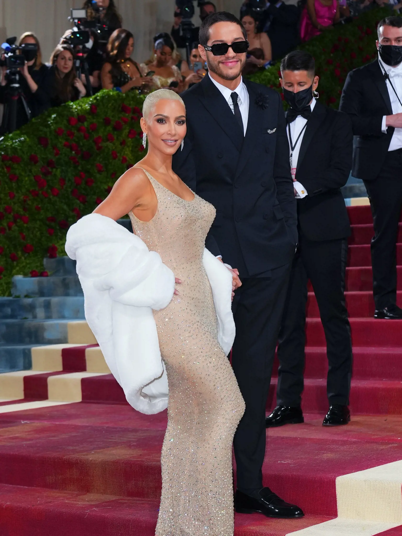Kim Kardashian robil doprovod jej nový partner, komik a herec Pete Davidson.
