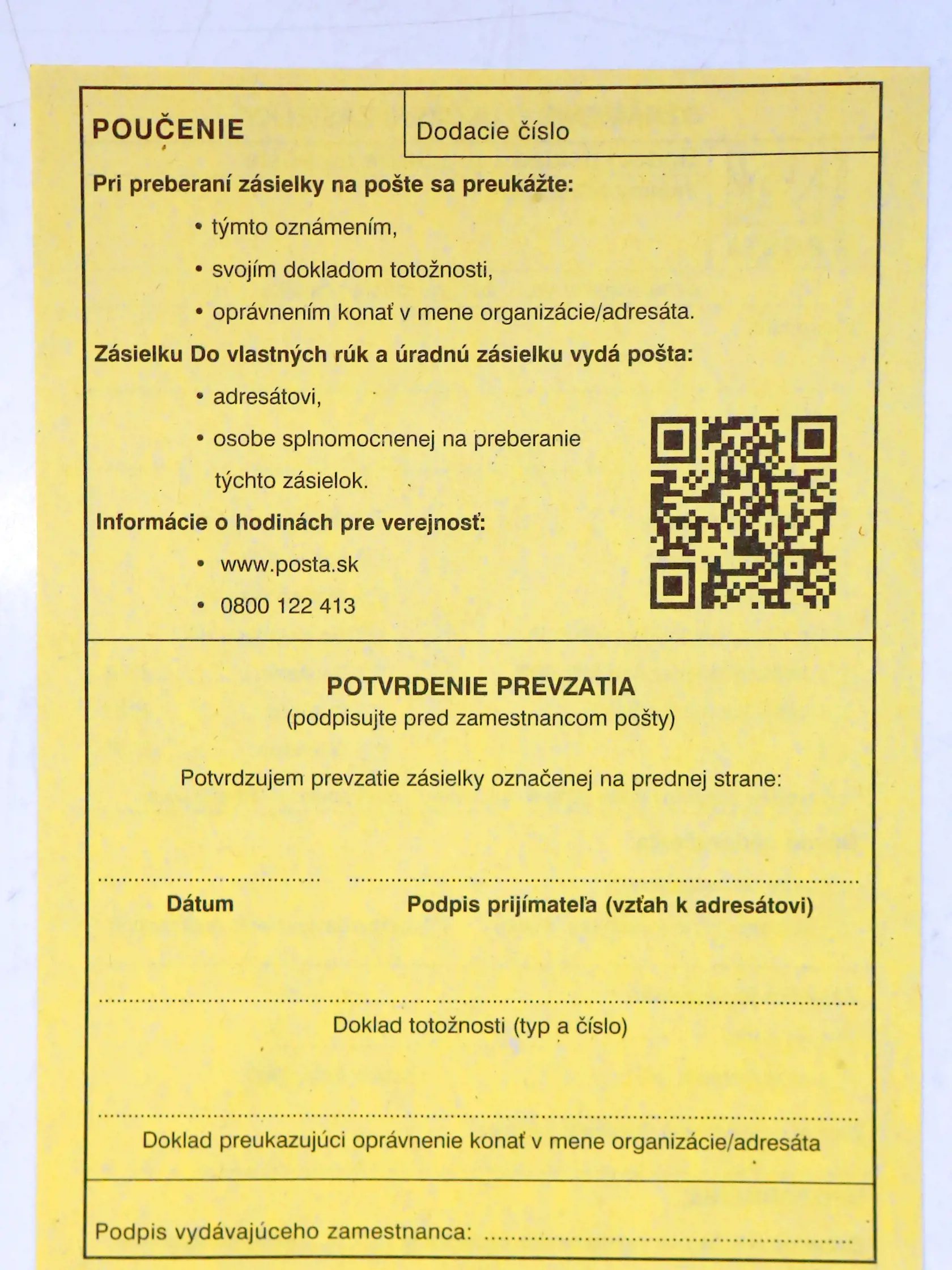 Regióny: Zmeny na pošte. Slovenská pošta priniesla novinku v oznamovaní o uložení poštovej zásielky formou sms, alebo mailu, čím chce obmedziť doručovanie žltých uloženiek.