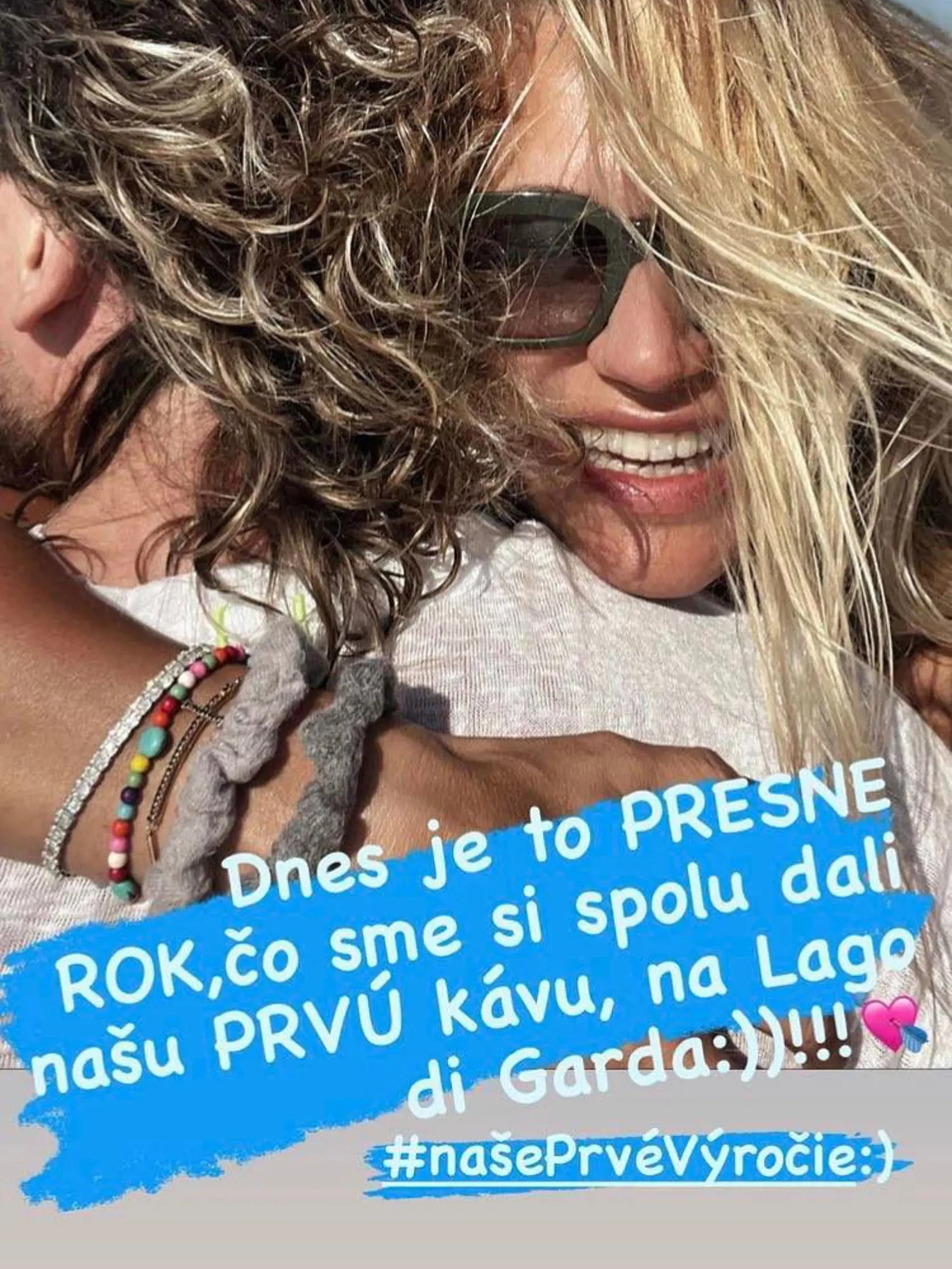 Dara oslávila 1. rok vzťahu s Nedvědom na lodi na Sardínii.