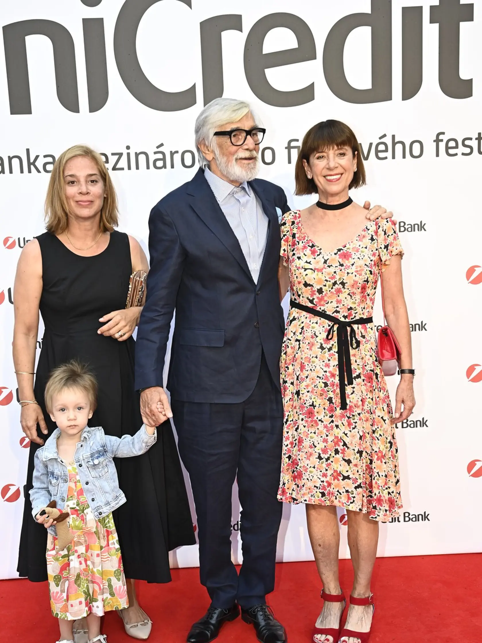 Jiří Bartoška, Andrea Bartošková, dcera, vnučka
