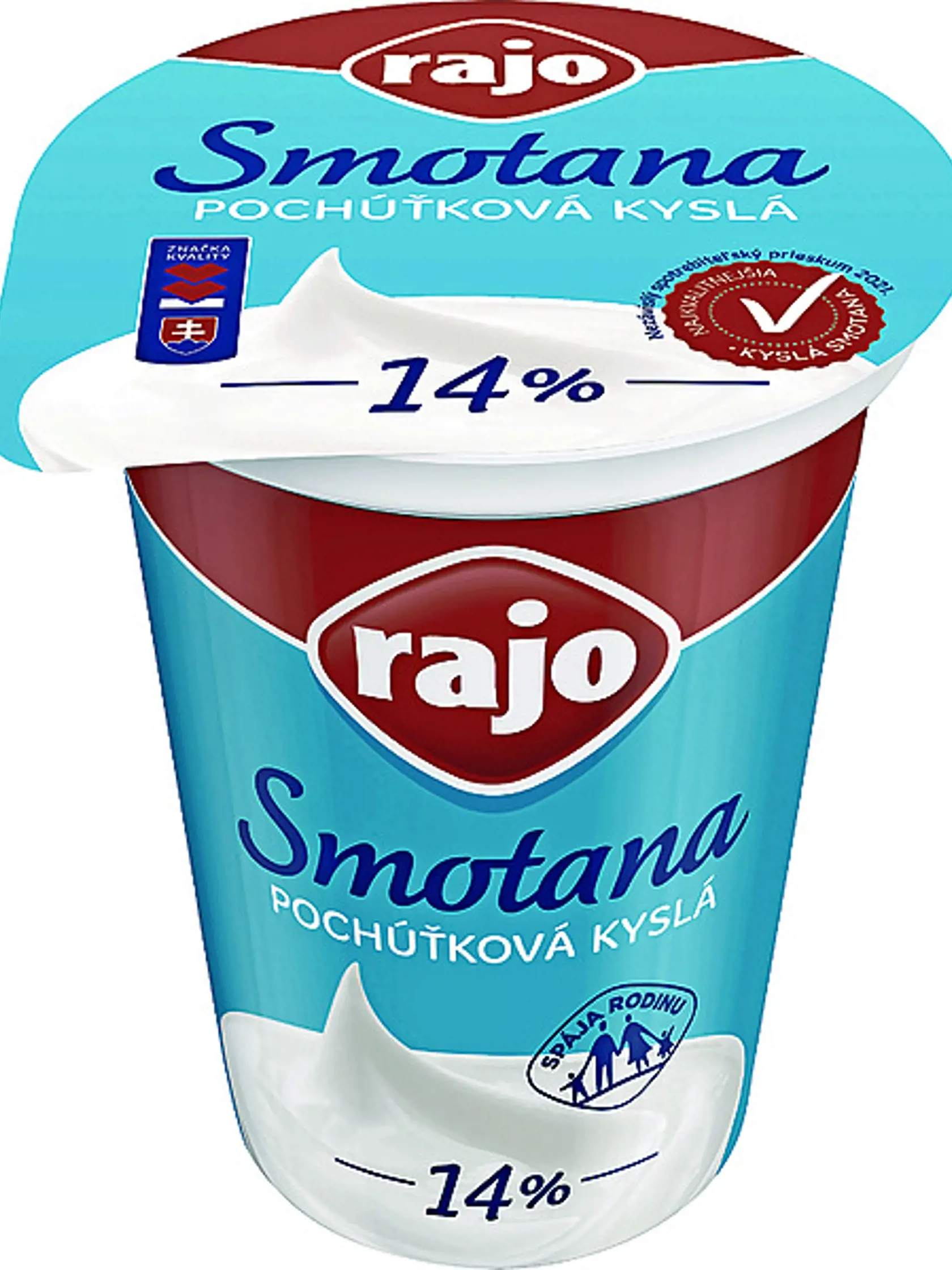 Pochúťková kyslá smotana, 375 g, zľava 37 %, cena po zľave 0,99 eura.
