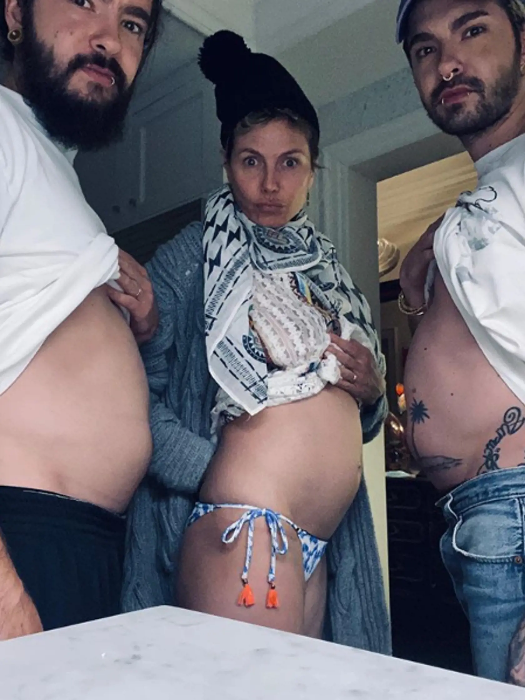 Heidi Klum zverejnila na sociálnu sieť Instagram fotografiu s vypučeným bruškom. Tehotná však nie je.