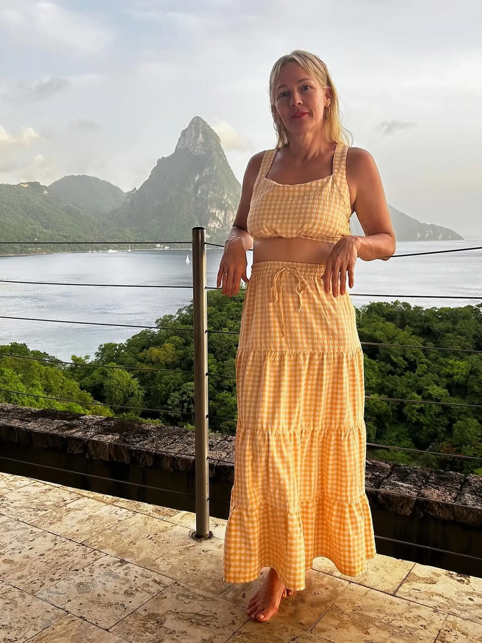 Jennie Garth na dovolenke. 