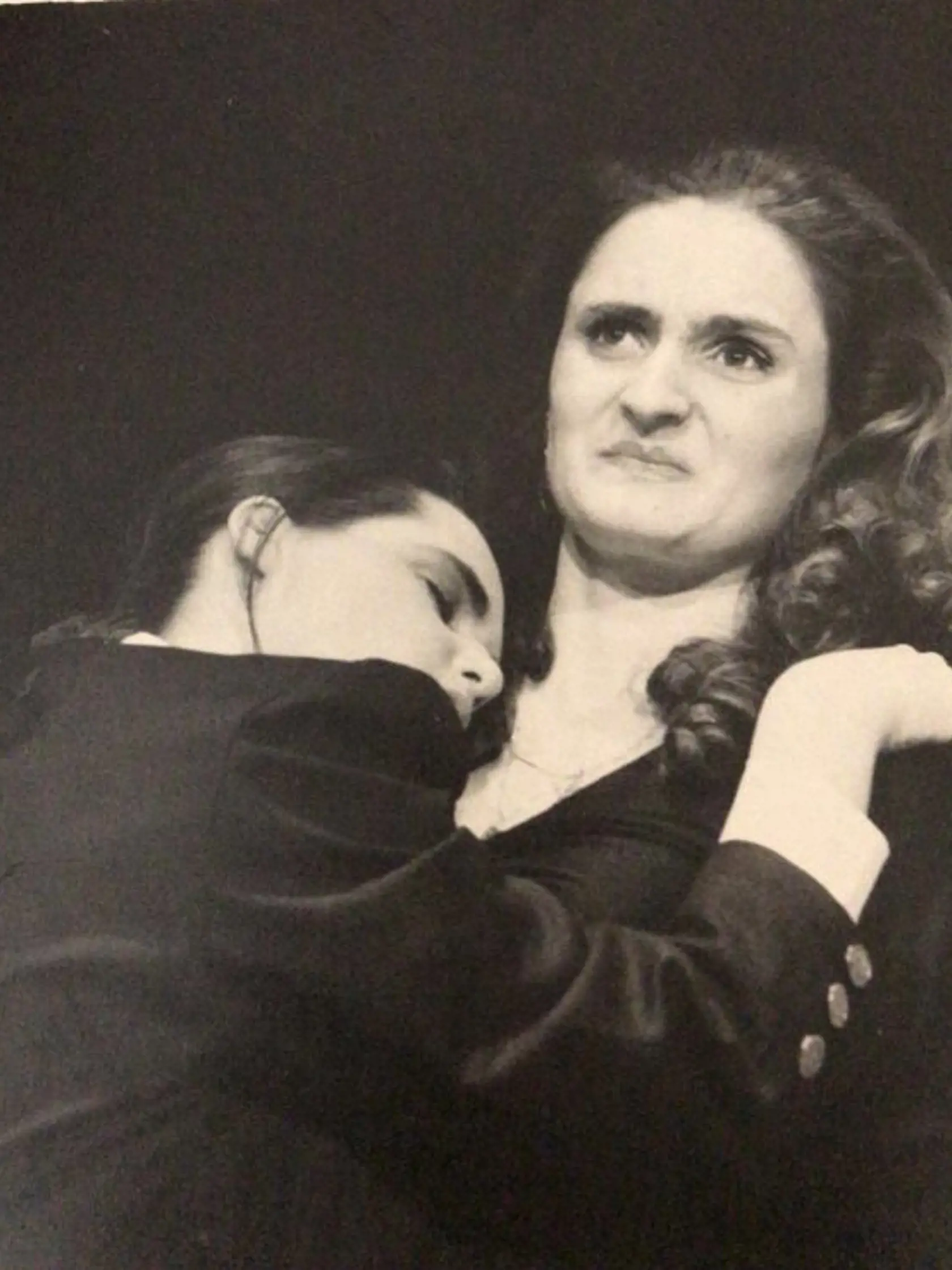 Lucia Vráblicová počas divadelnej hry
