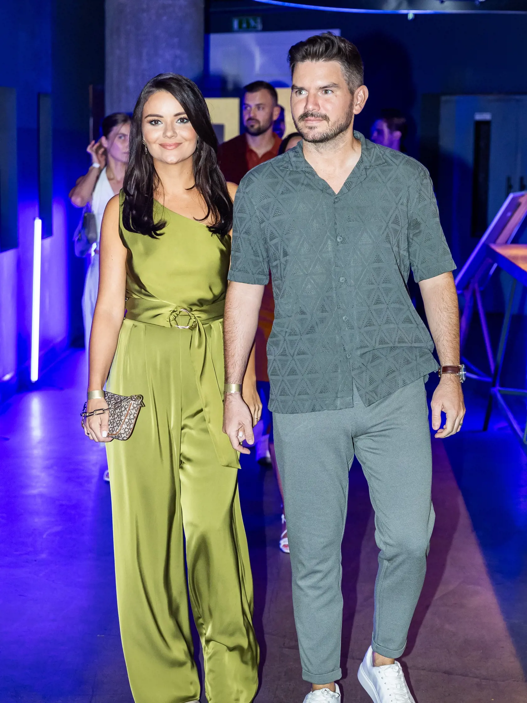 Letná párty TV Markíza 2024 v Bratislave. Na snímke Ivana a Lukáš Zuzelkovci.
